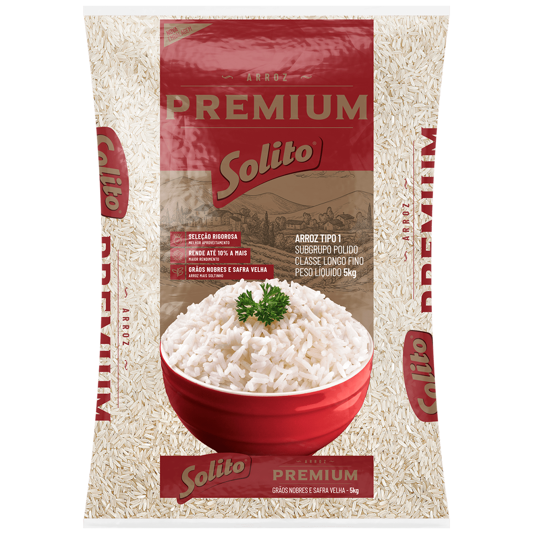 Arroz Premium Solito Pacote 5kg