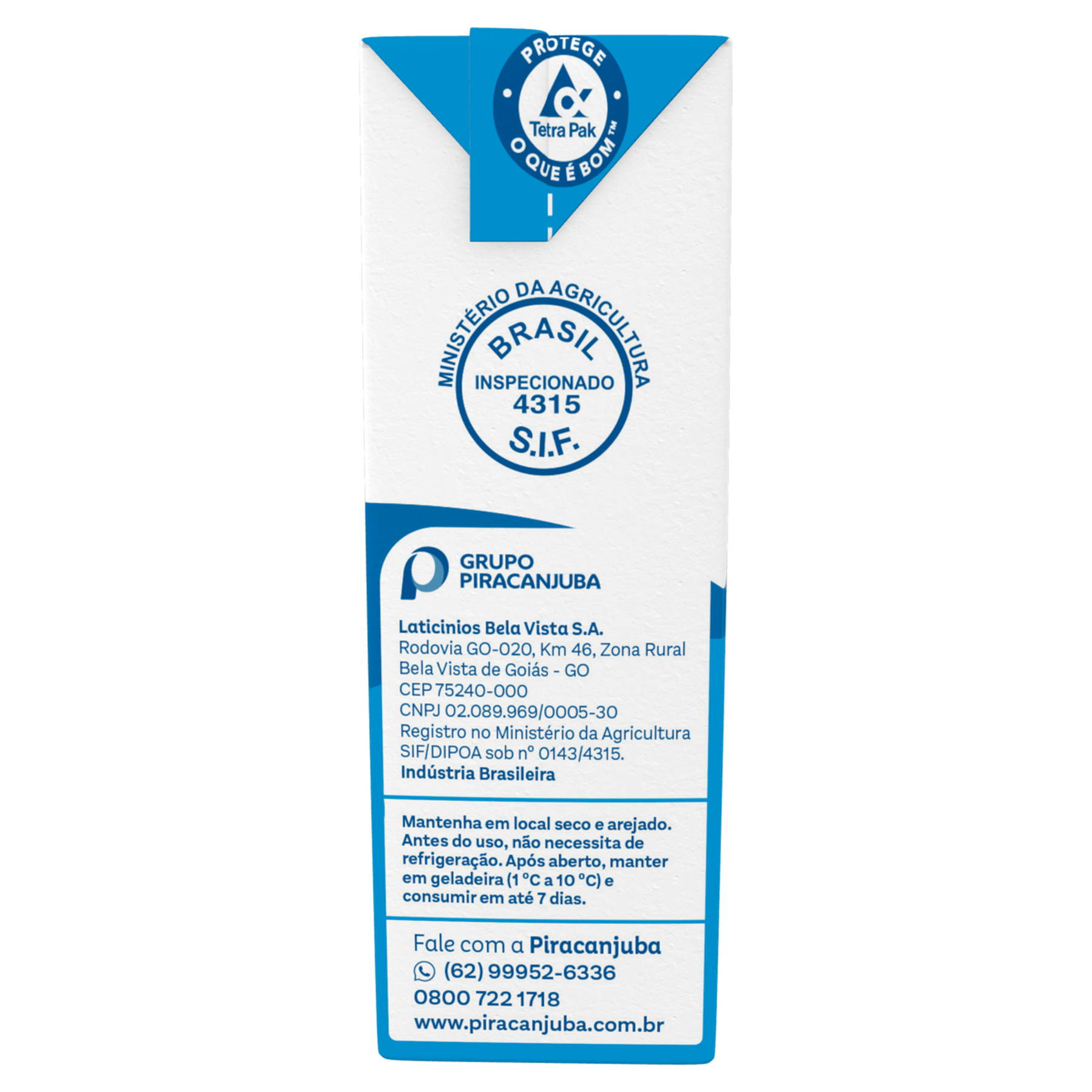 Leite Condensado Desnatado Piracanjuba Caixa 405g