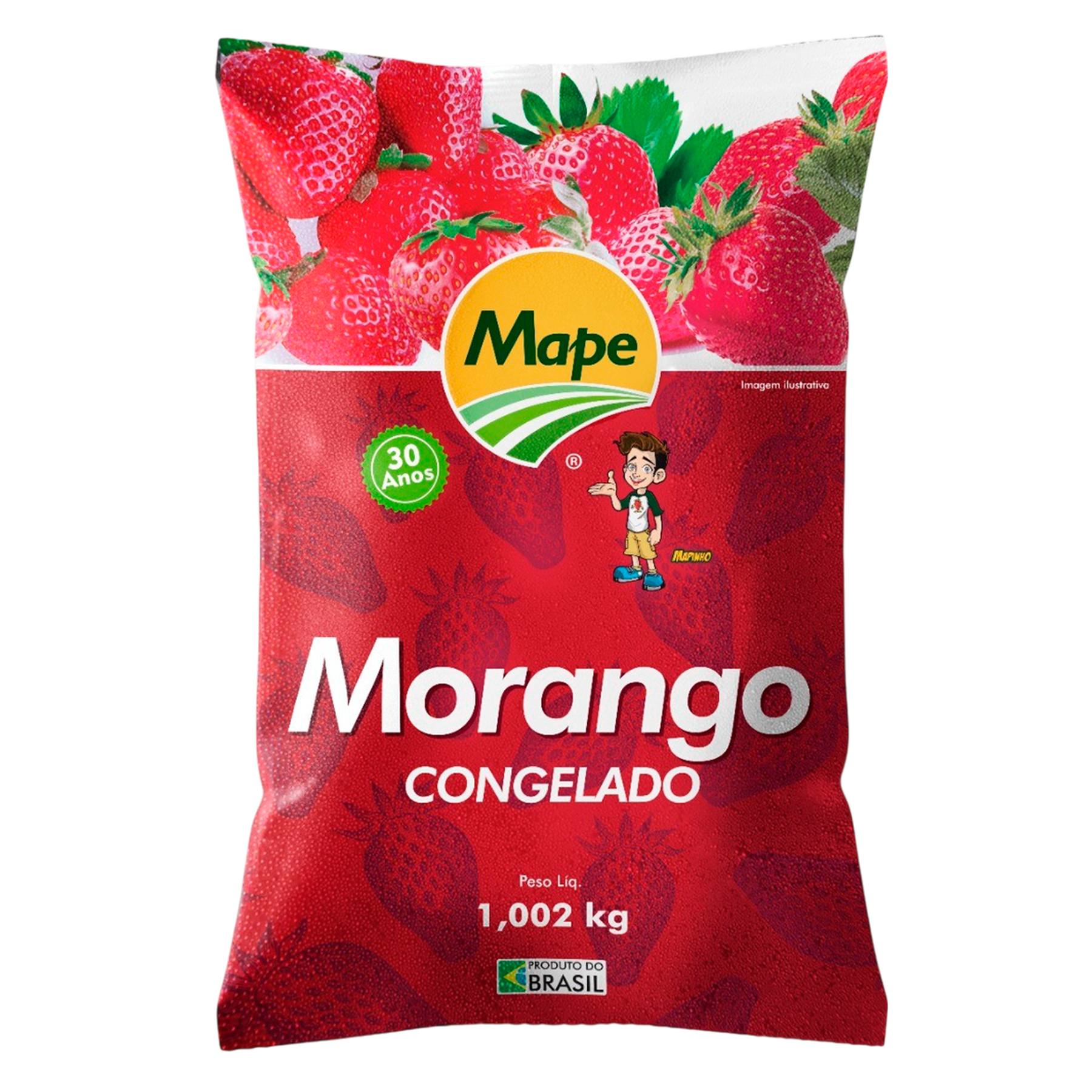 Morango Congelado Mape Pacote 1,002kg