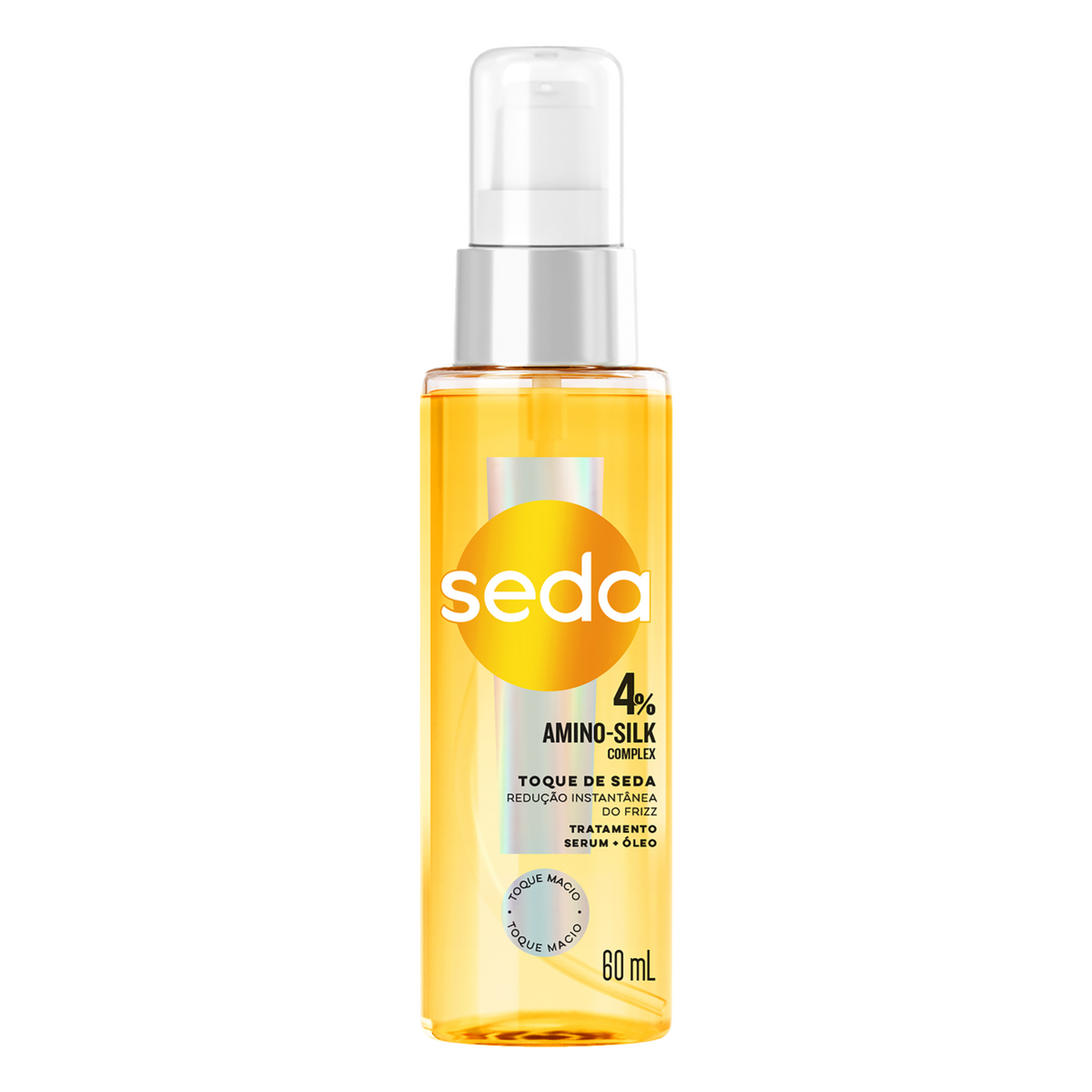 Sérum Óleo Tratamento Seda Toque de Seda Frasco 60ml Pump