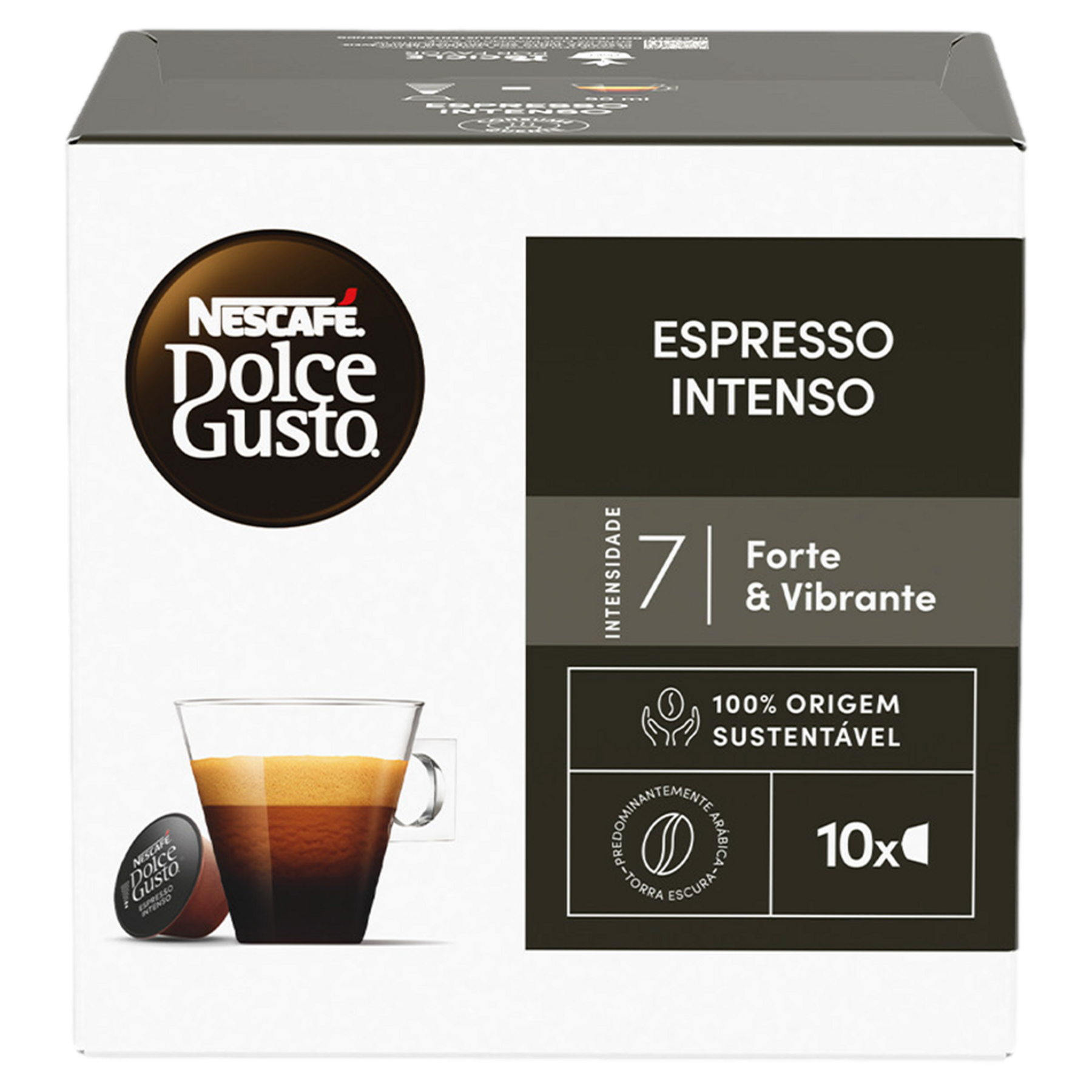 Café em Cápsula Nescafé Dolce Gusto Espresso Intenso 10 Cápsulas