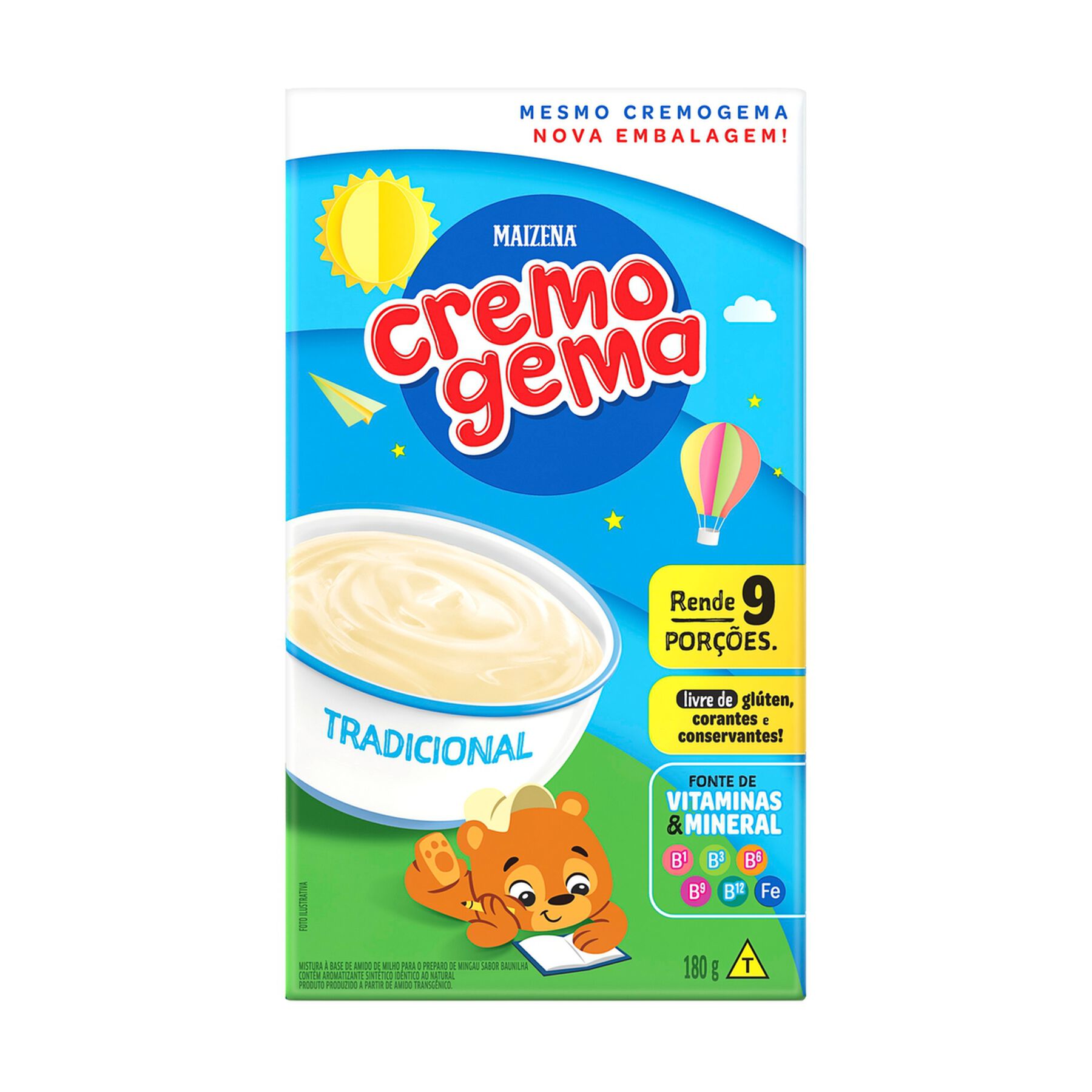 Mingau Tradicional Cremogema Maizena Caixa 180g