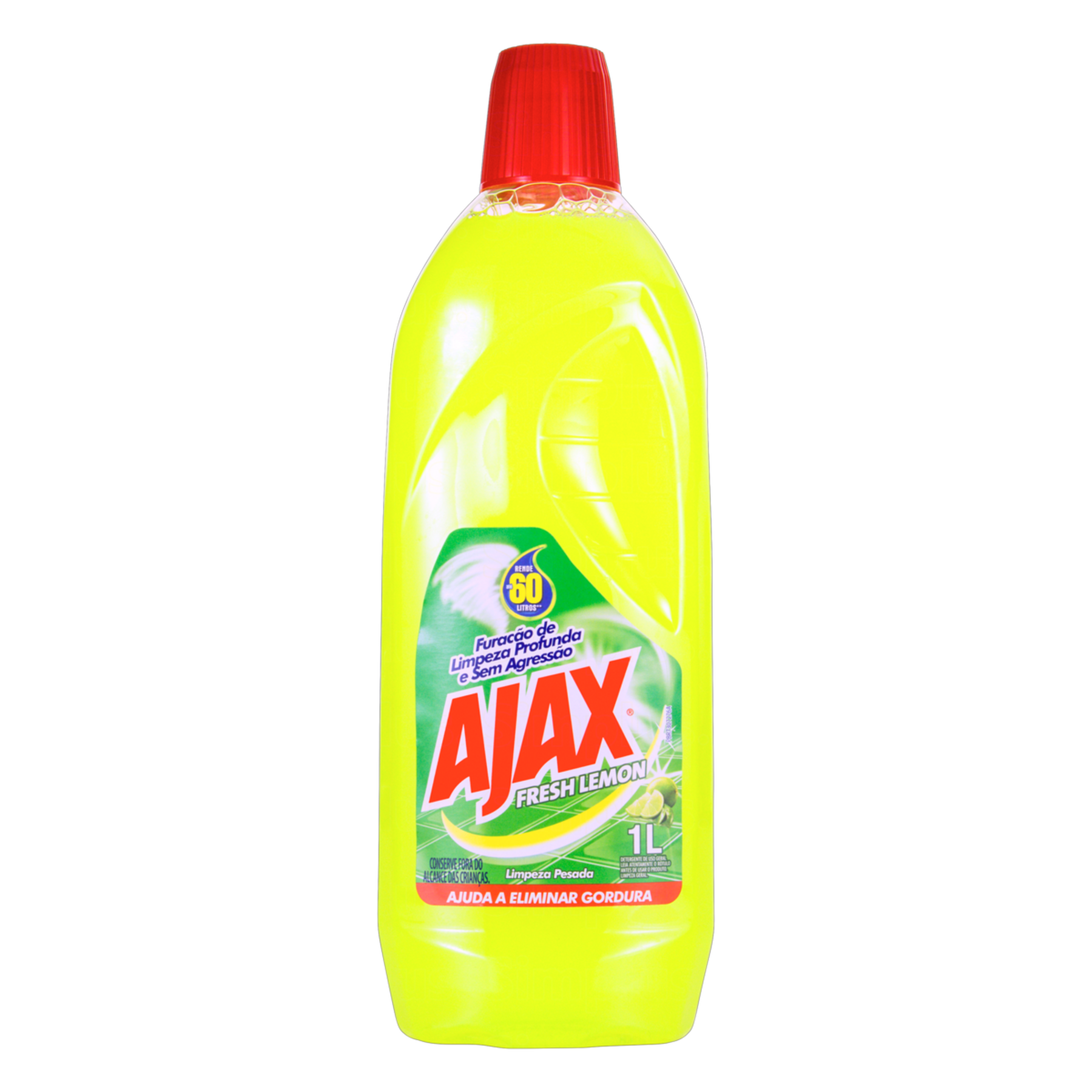 Detergente Multiuso Fresh Lemon Ajax Frasco 1l