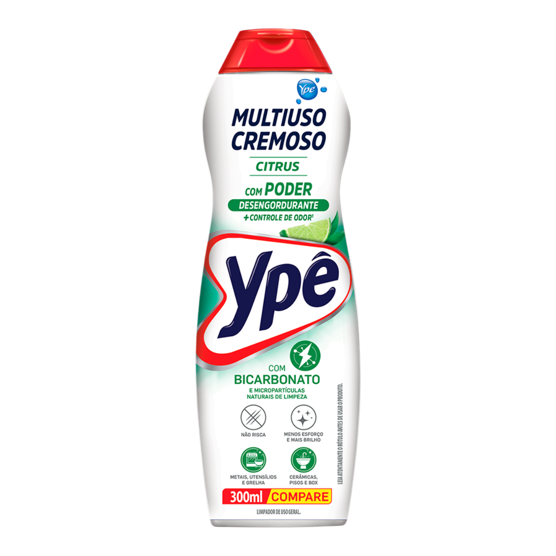 Sapon&aacute;ceo Cremoso Multiuso Citrus Yp&ecirc; Premium Squeeze 300ml