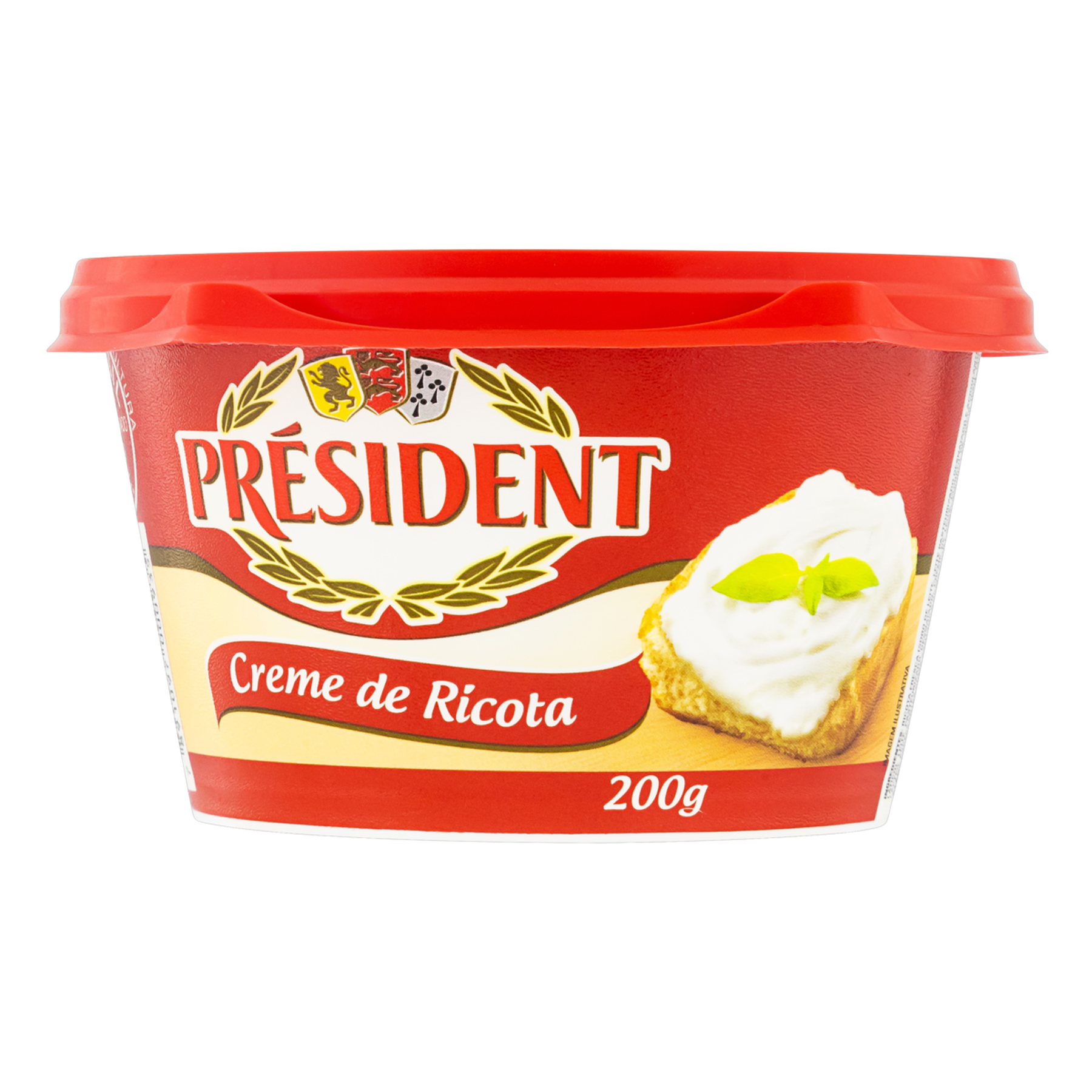 Creme de Queijo Ricota Pr&eacute;sident Pote 200g