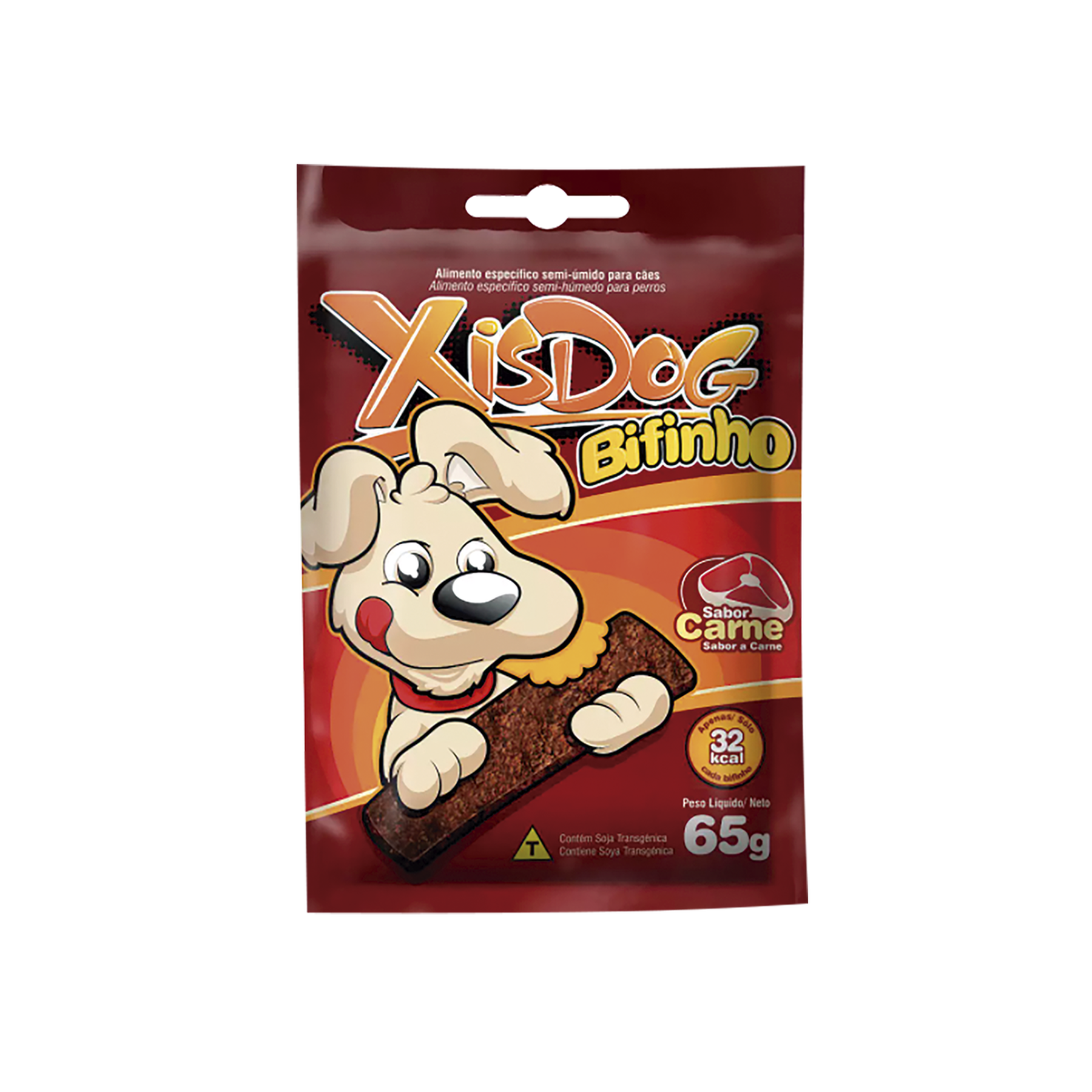 Alimento para Cães Bifinho Carne XisDog 65g