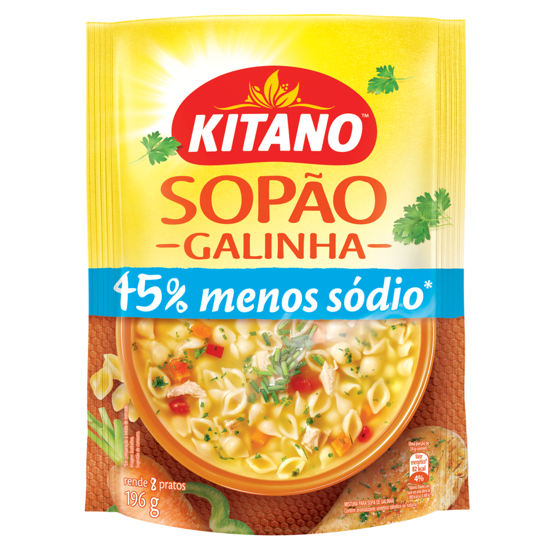 Sopão Galinha Kitano Sachê 196g