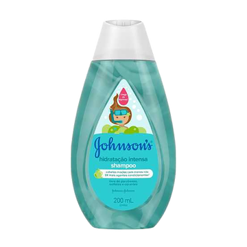 Shampoo Infantil Johnson 200ml, Hidratação Intensa