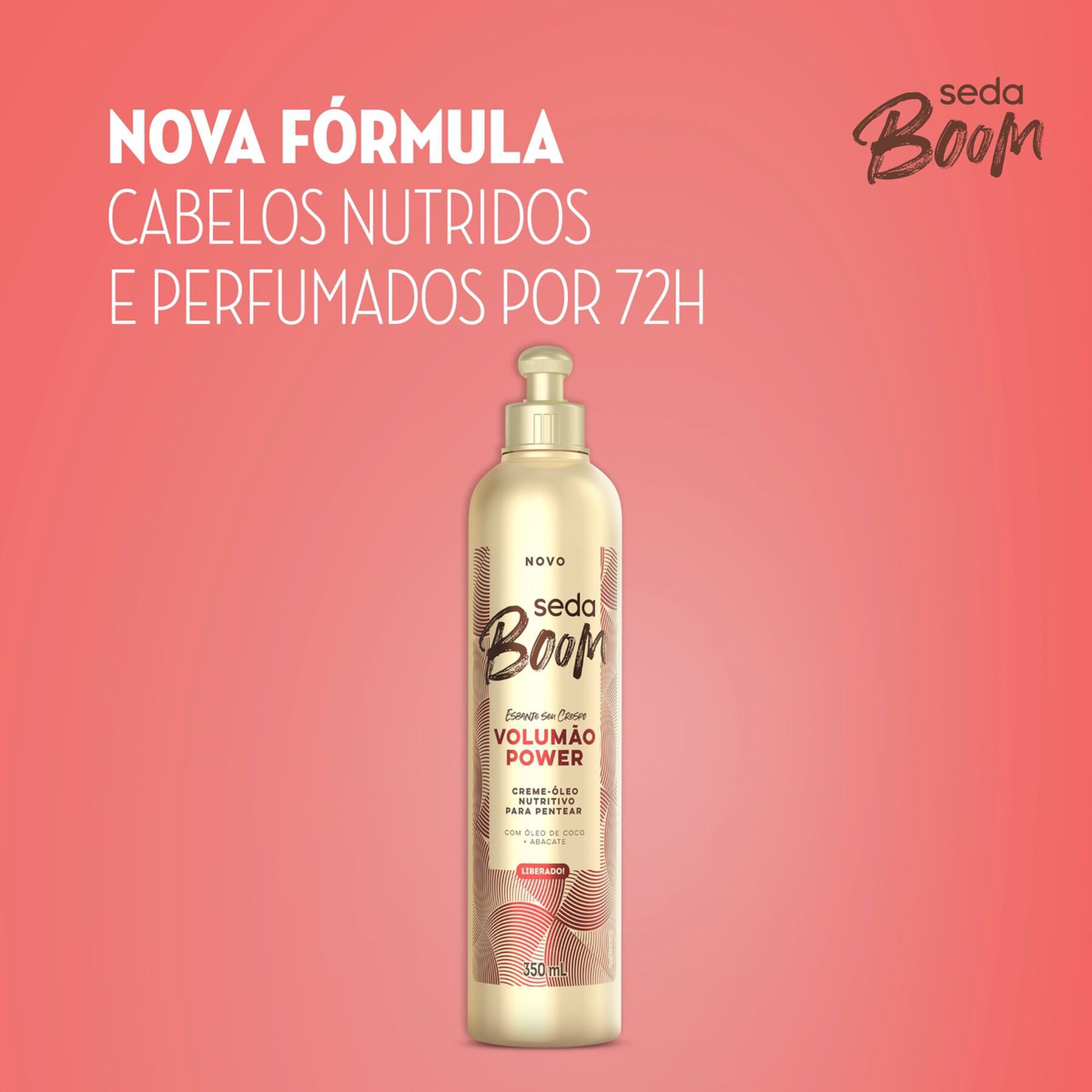 Creme para Pentear Seda Boom Volumão Power 350ml