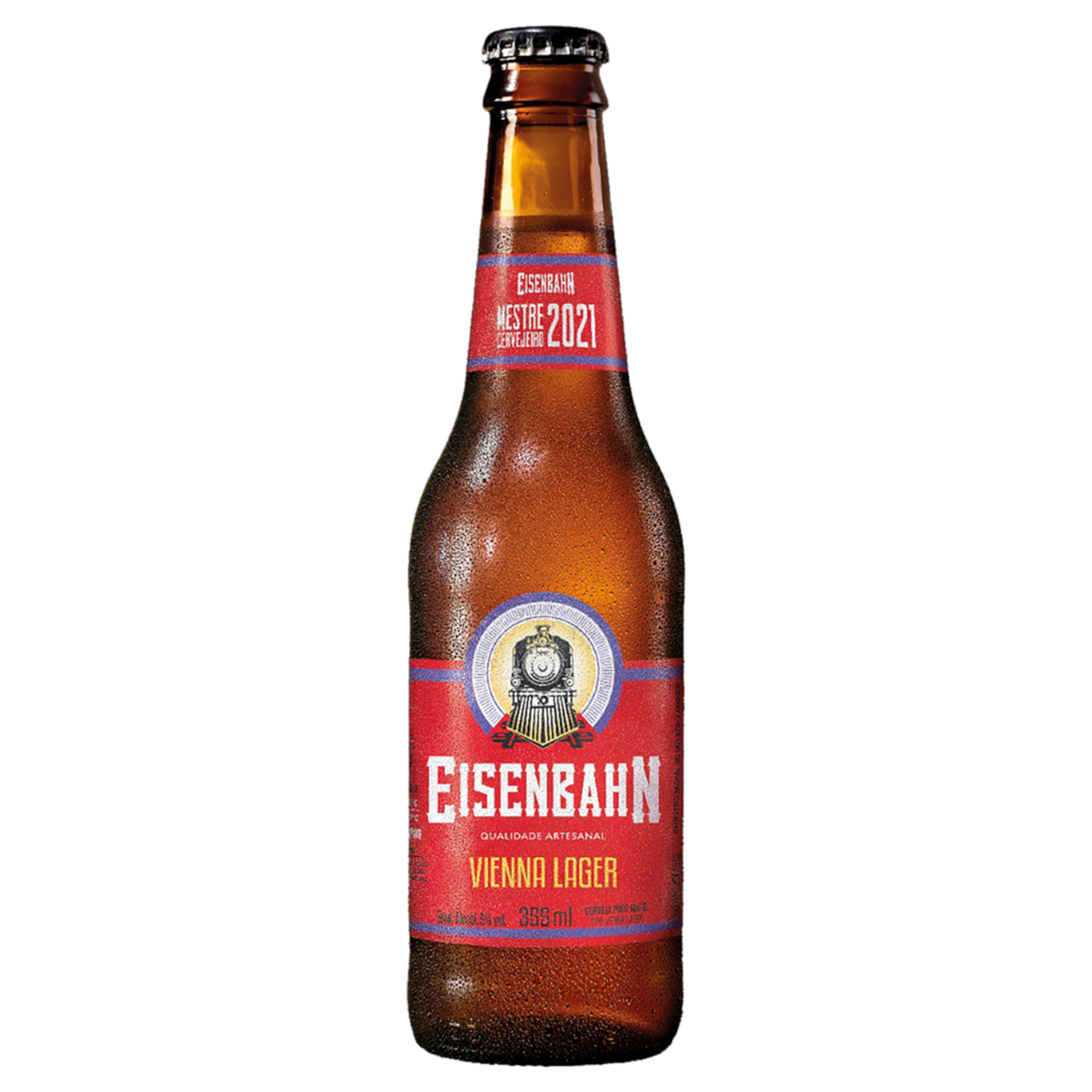 Cerveja Puro Malte Vienna Lager Eisenbahn Garrafa 355ml