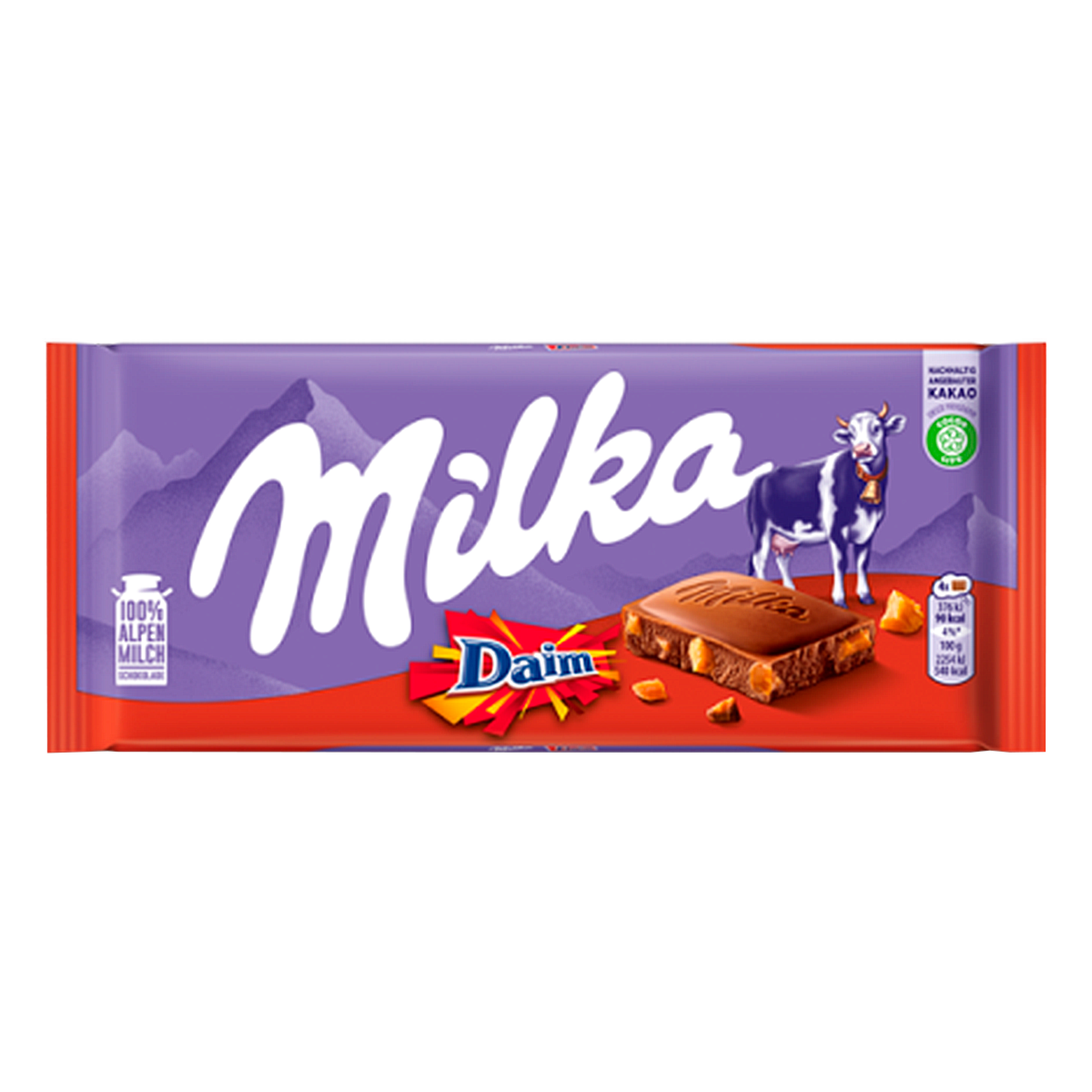 Barra de Chocolate Daim Milka 100g