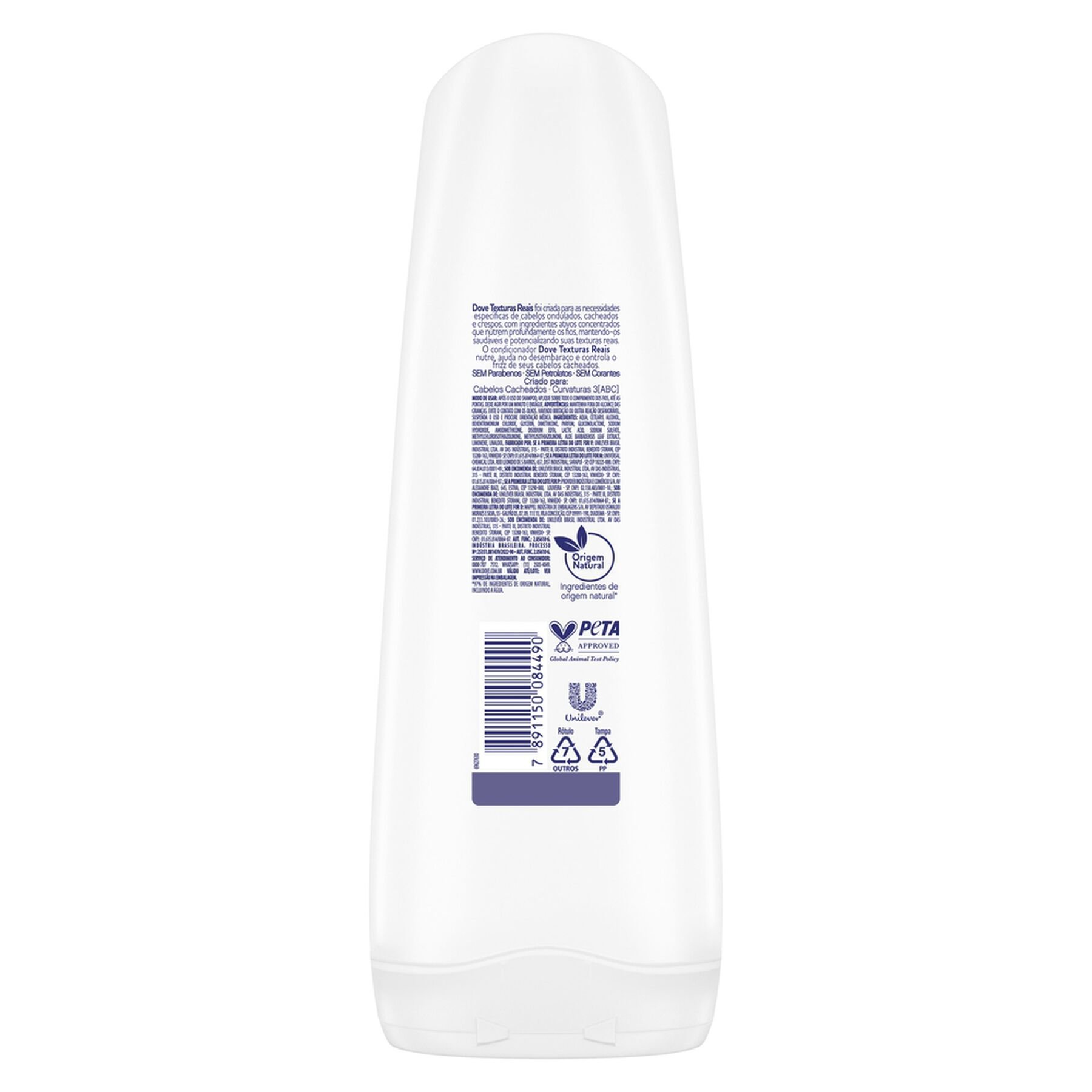 Condicionador Cacheados Texturas Reais Dove Frasco 400ml