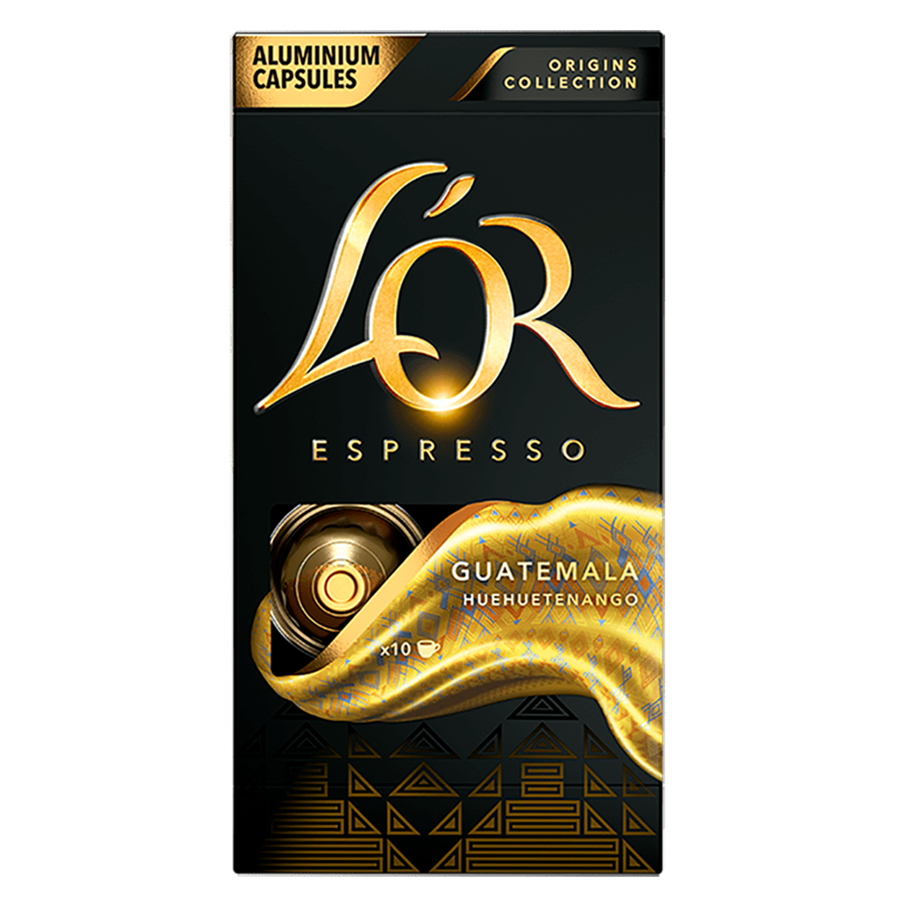 Café Espresso em Cápsula Guatemala L'or Caixa 52g C/10 Unidades