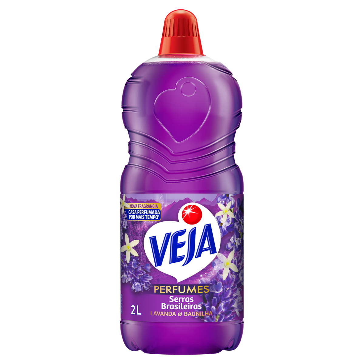 Limpador Perfumado Lavanda e Baunilha Serras Brasileiras Veja Perfumes Frasco 2l