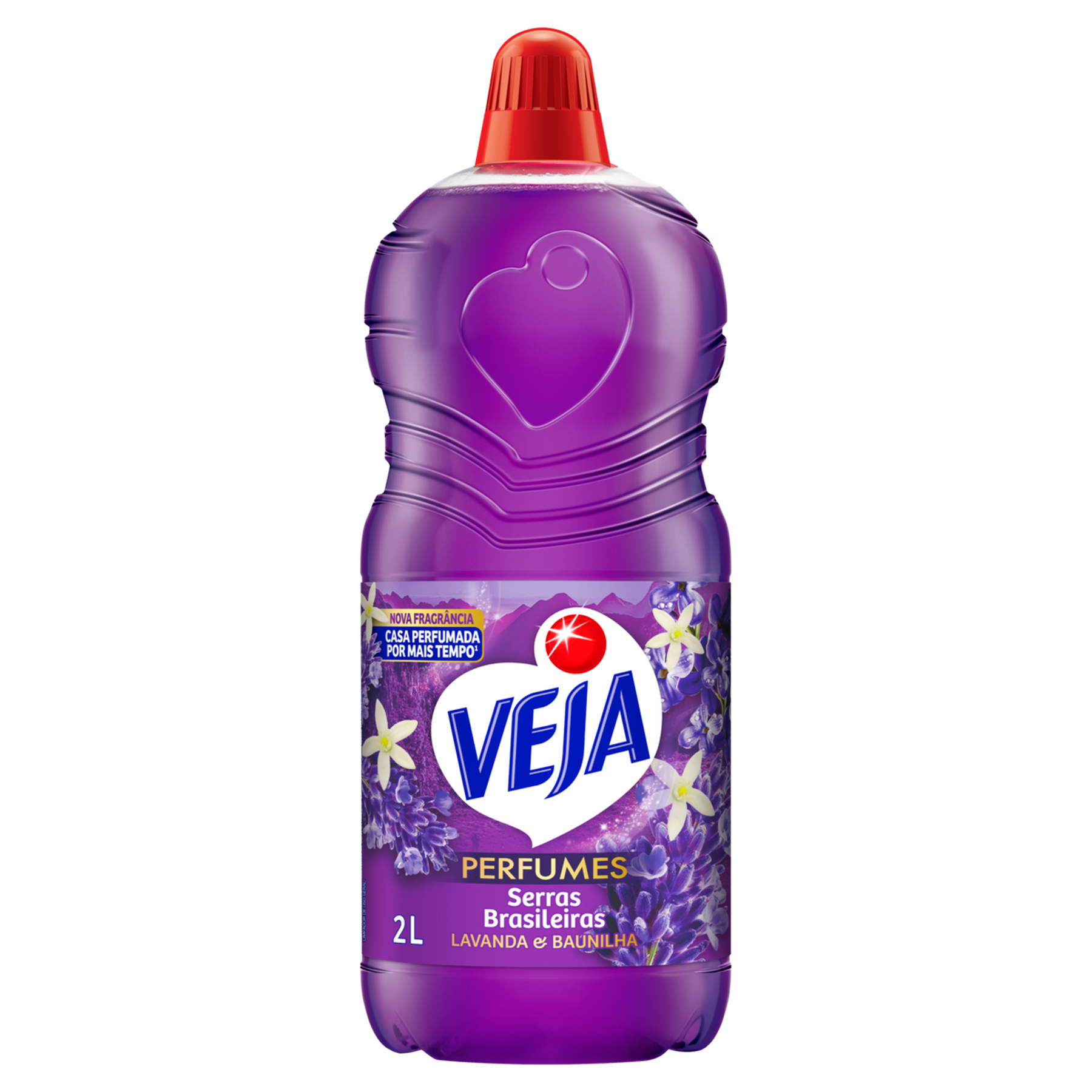 Limpador Perfumado Lavanda e Baunilha Serras Brasileiras Veja Perfumes Frasco 2l