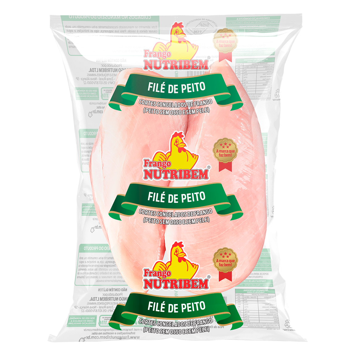 Fil&eacute; Peito Frango Nutribem aprox. 700g