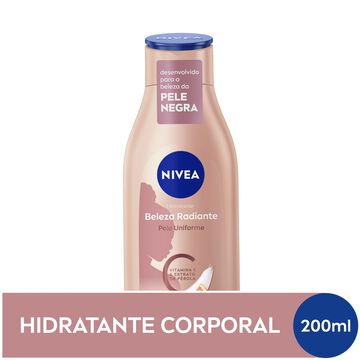 Hidratante Beleza Radiante Pele Uniforme Nivea Frasco 200ml