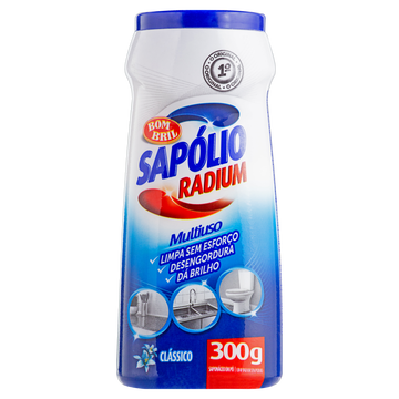 Saponáceo em Pó Multiuso Clássico Bom Bril Sapólio Radium Frasco 300g