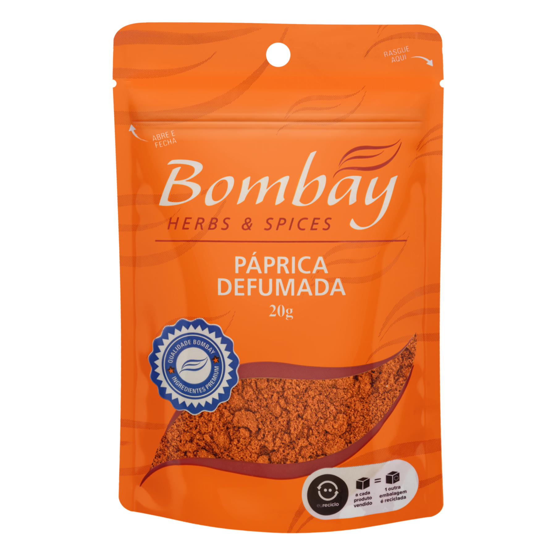 P&aacute;prica Defumada Bombay Pouch 20g