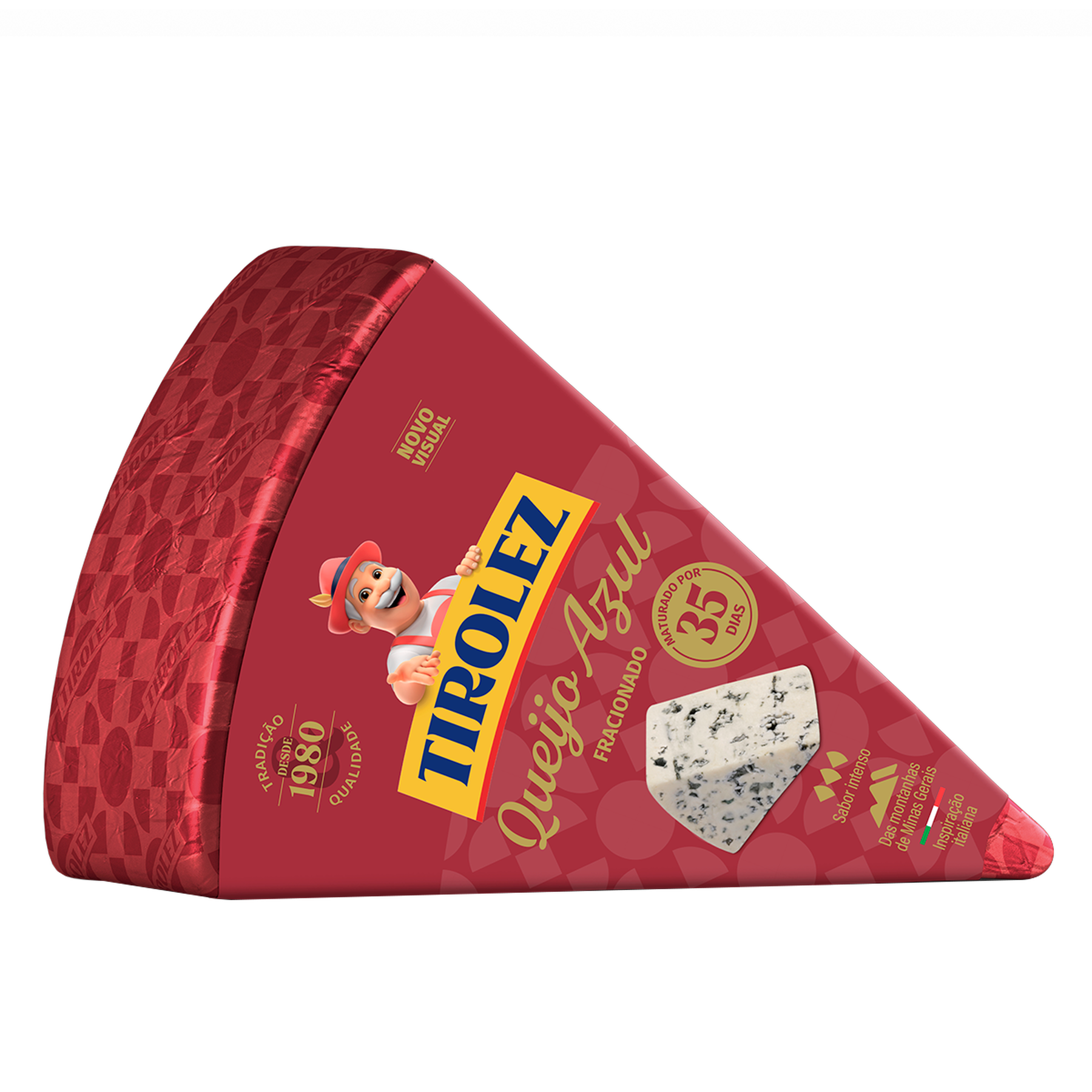 Queijo Azul Tirolez Peda&ccedil;o aprox. 200g