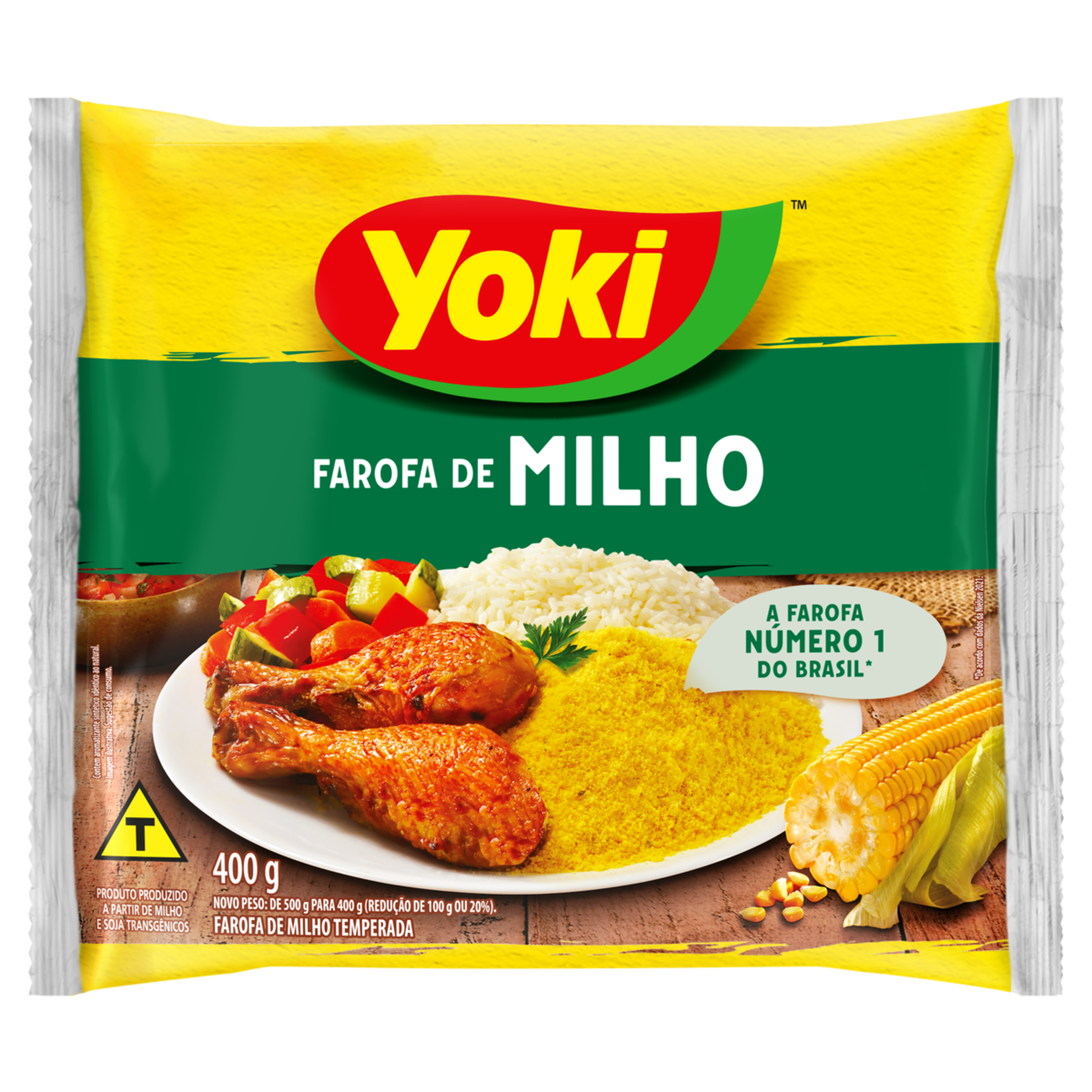 Farofa de Milho Yoki Pacote 400g