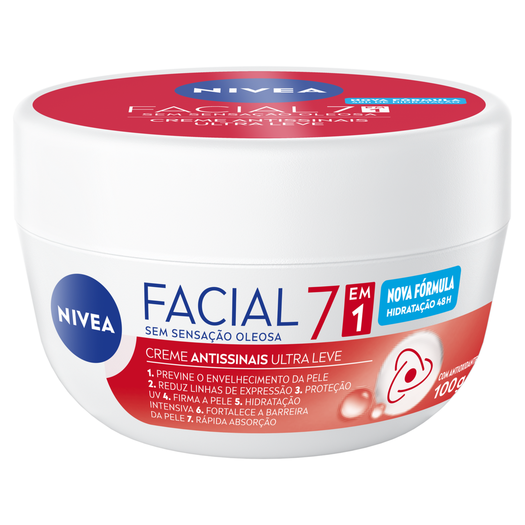 Creme Facial Antissinais Nivea Pote 100g