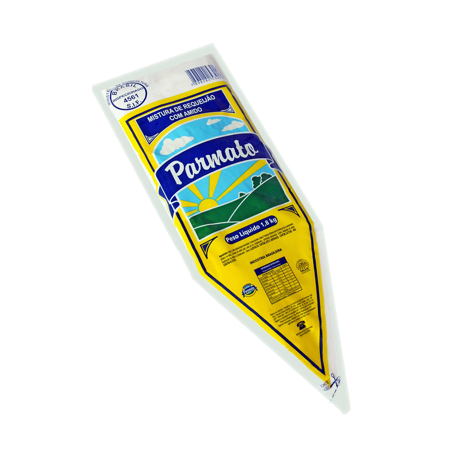 Mistura de Requeij&atilde;o Parmato Bisnaga 1,8kg