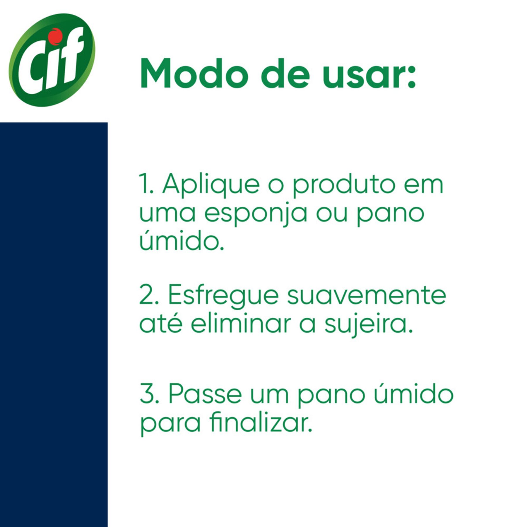CIF Cremoso Limpeza Milagrosa remove 100% da sujeira 250ml