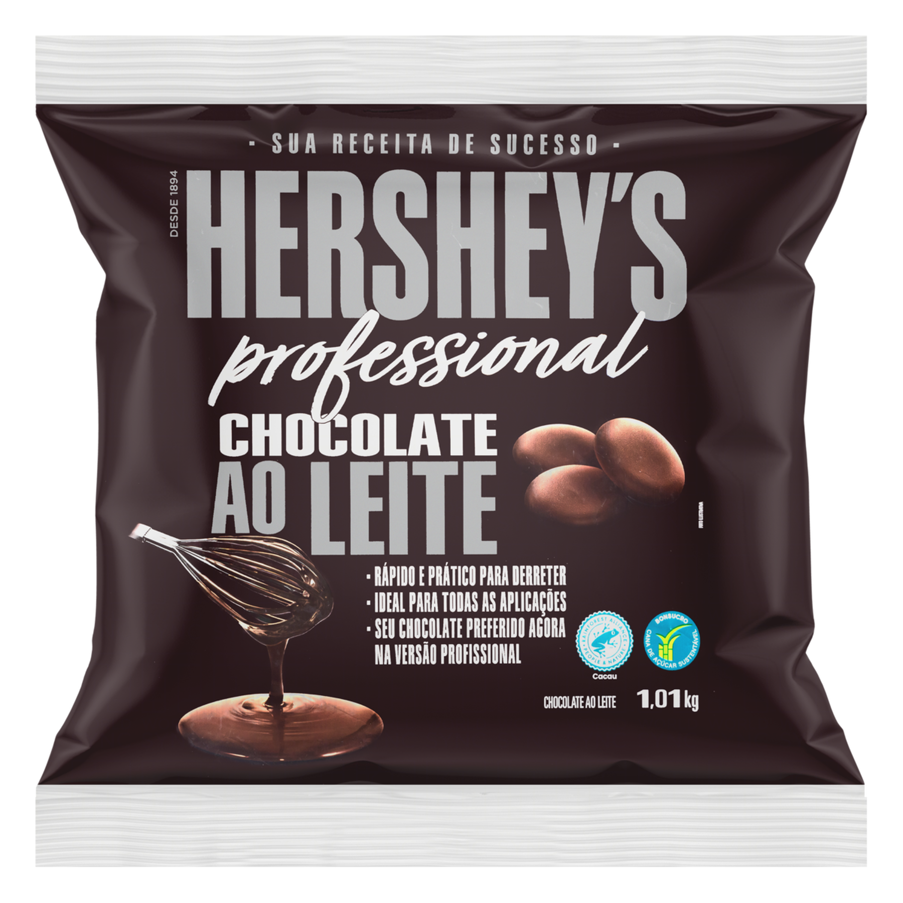 Chocolate ao Leite Hershey's Professional Pacote 1,01kg