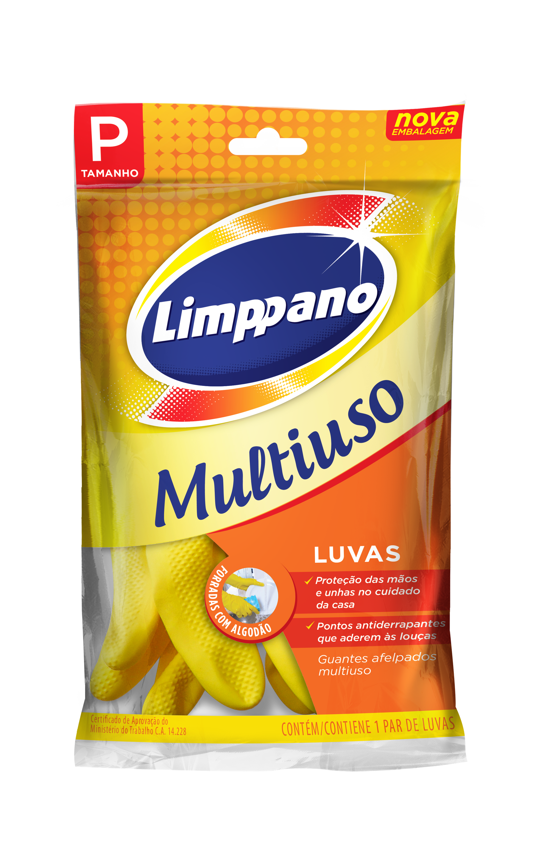 Luva Multiúso Limppano Tam. P