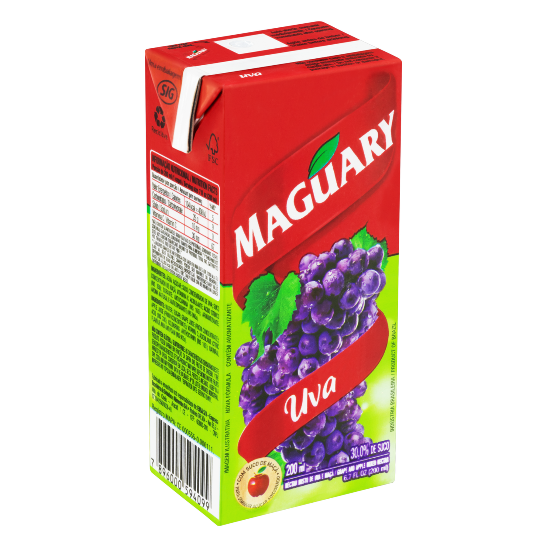 N&eacute;ctar Uva Maguary 200ml