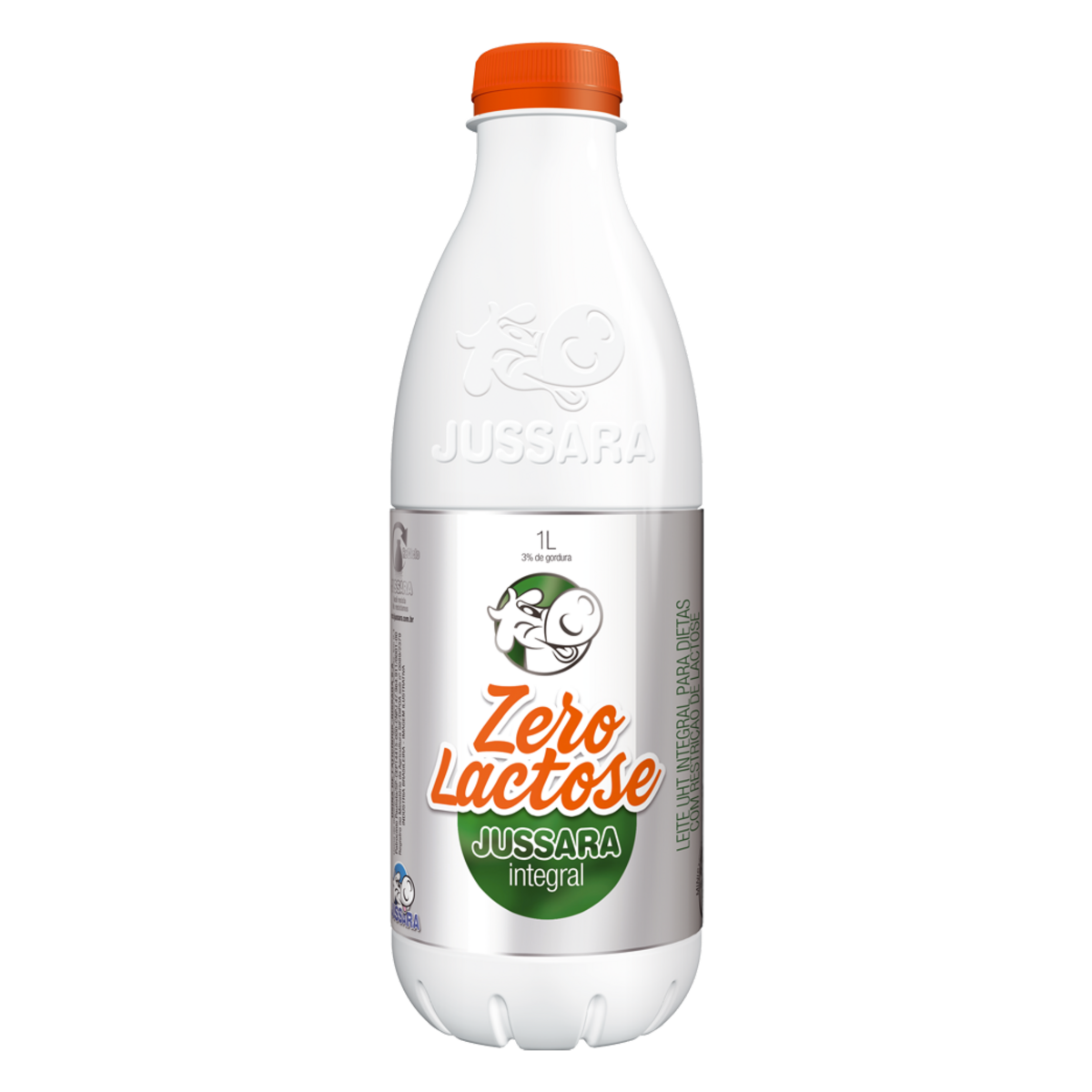 Leite Zero Lactose Jussara Integral Garrafa 1l