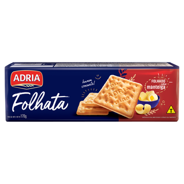 Biscoito Folhata Manteiga Adria Pacote 170g
