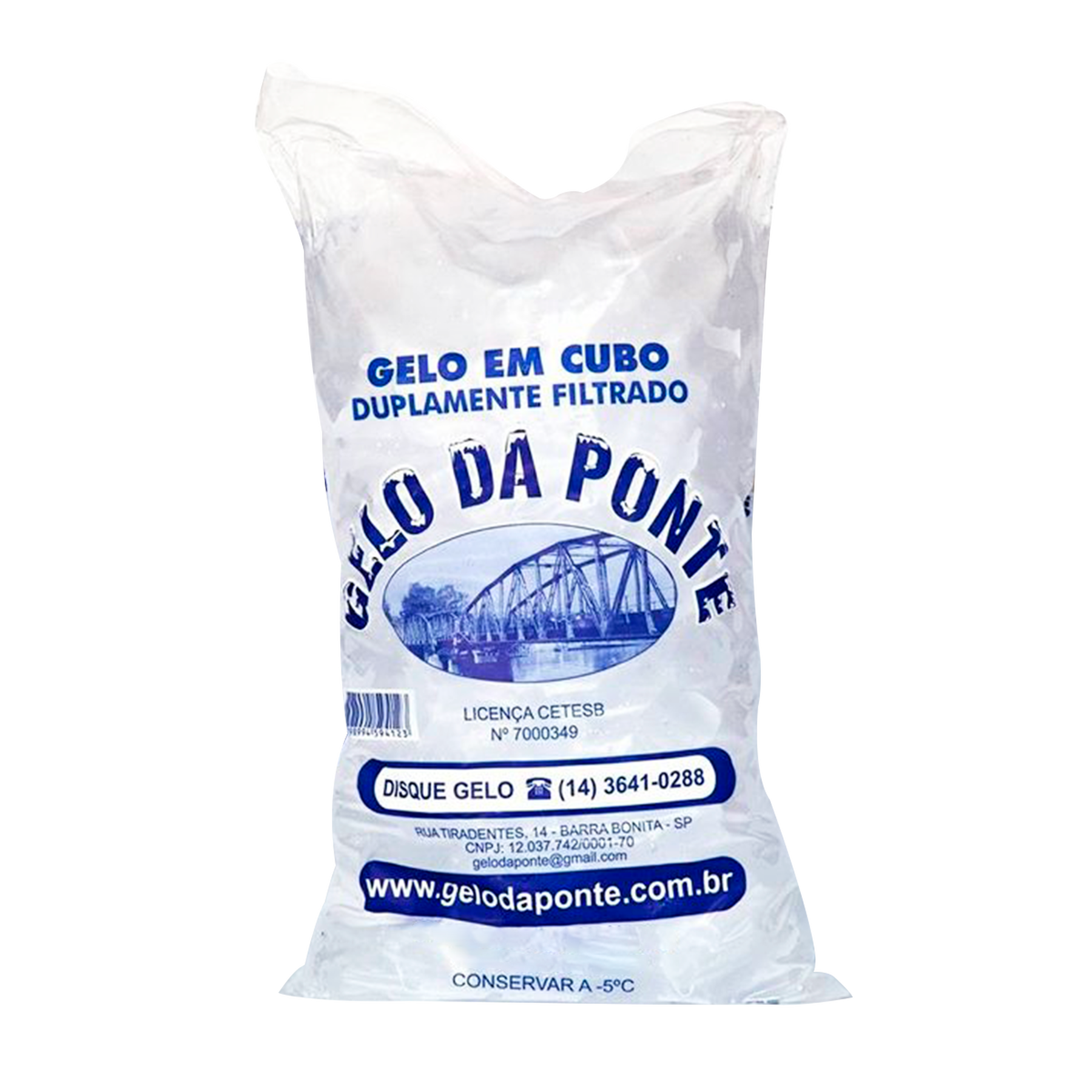 Gelo da Ponte em Cubo 3kg