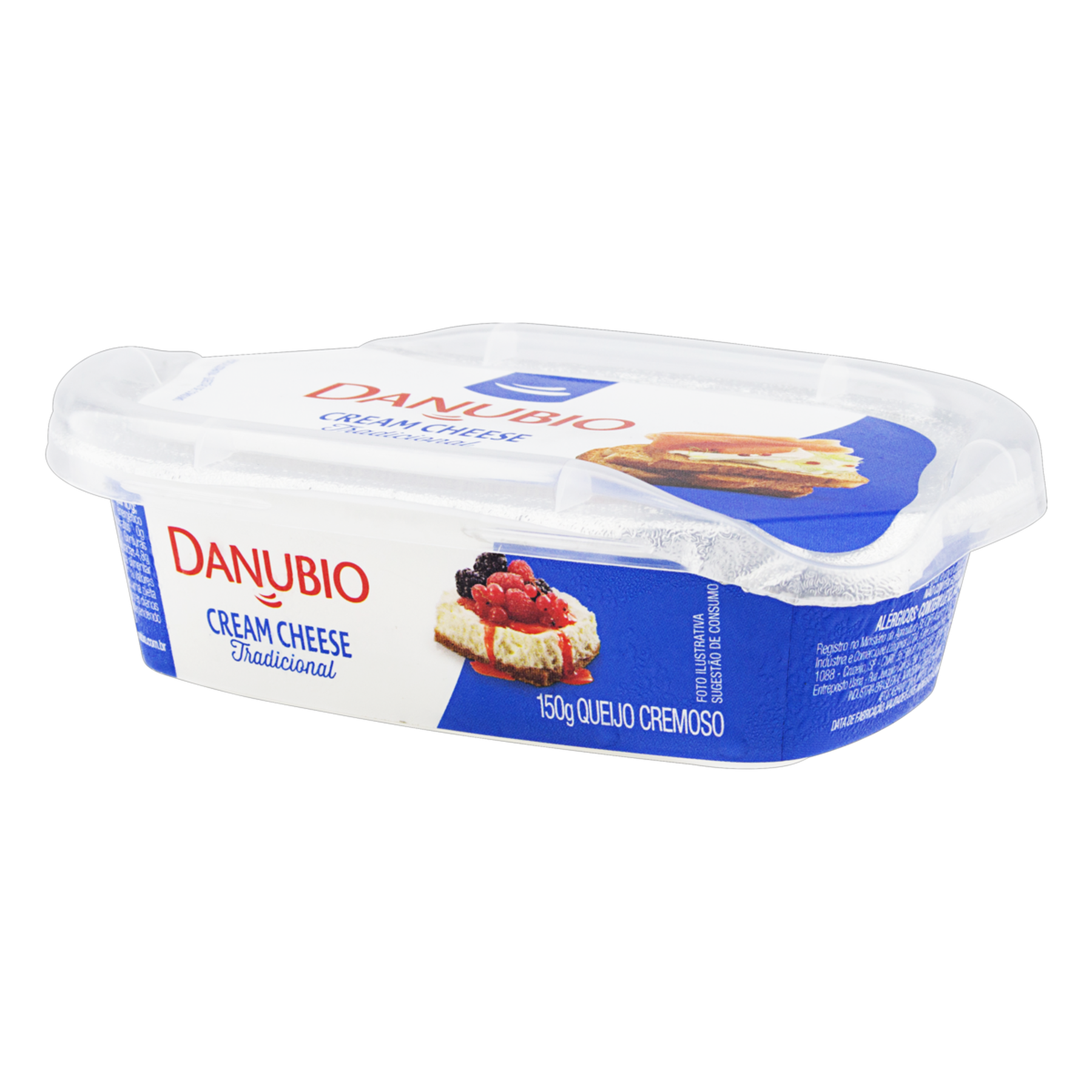 Queijo Cream Cheese Tradicional Danubio Pote 150g