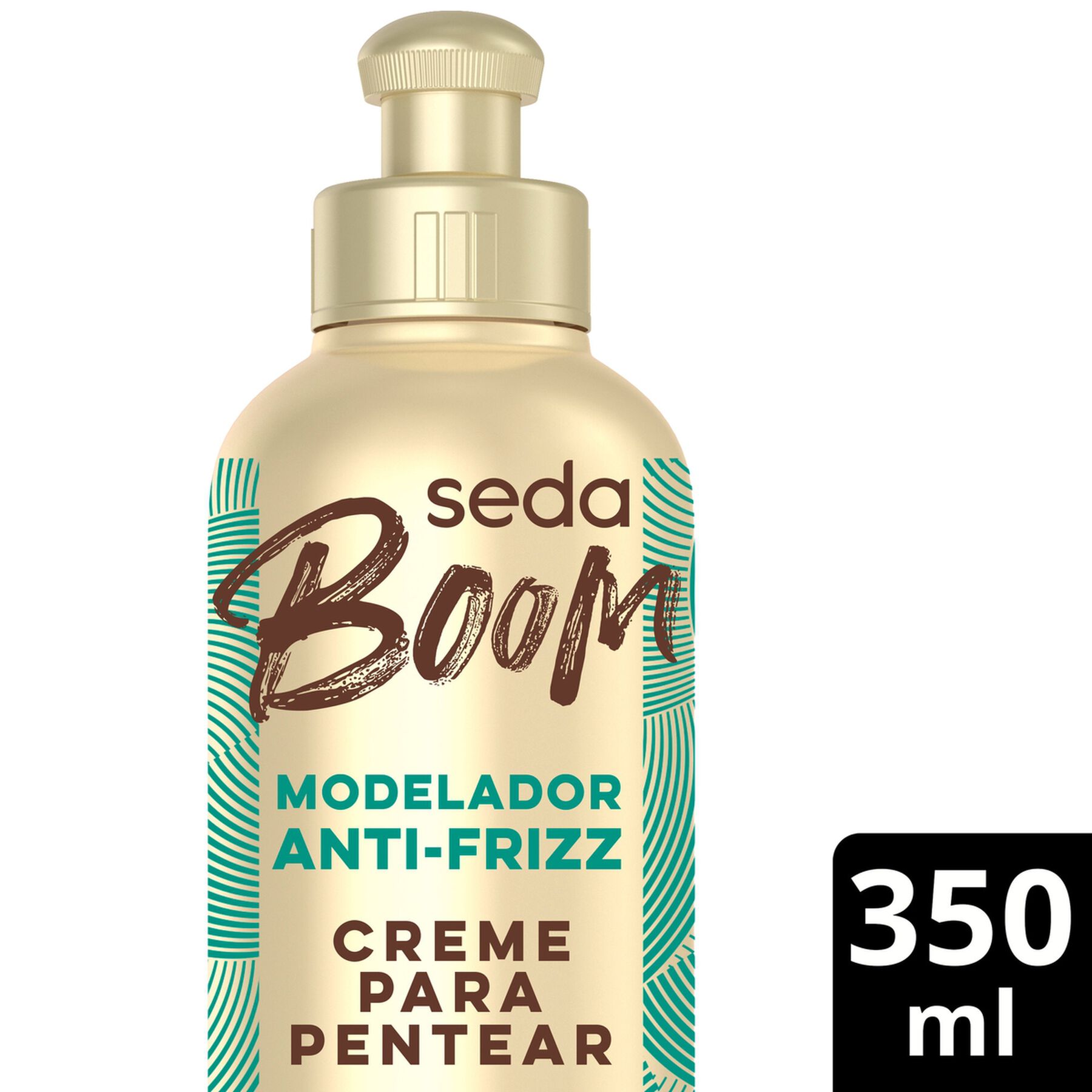Creme para Pentear Modelador Antifrizz Seda Boom Frasco 350ml