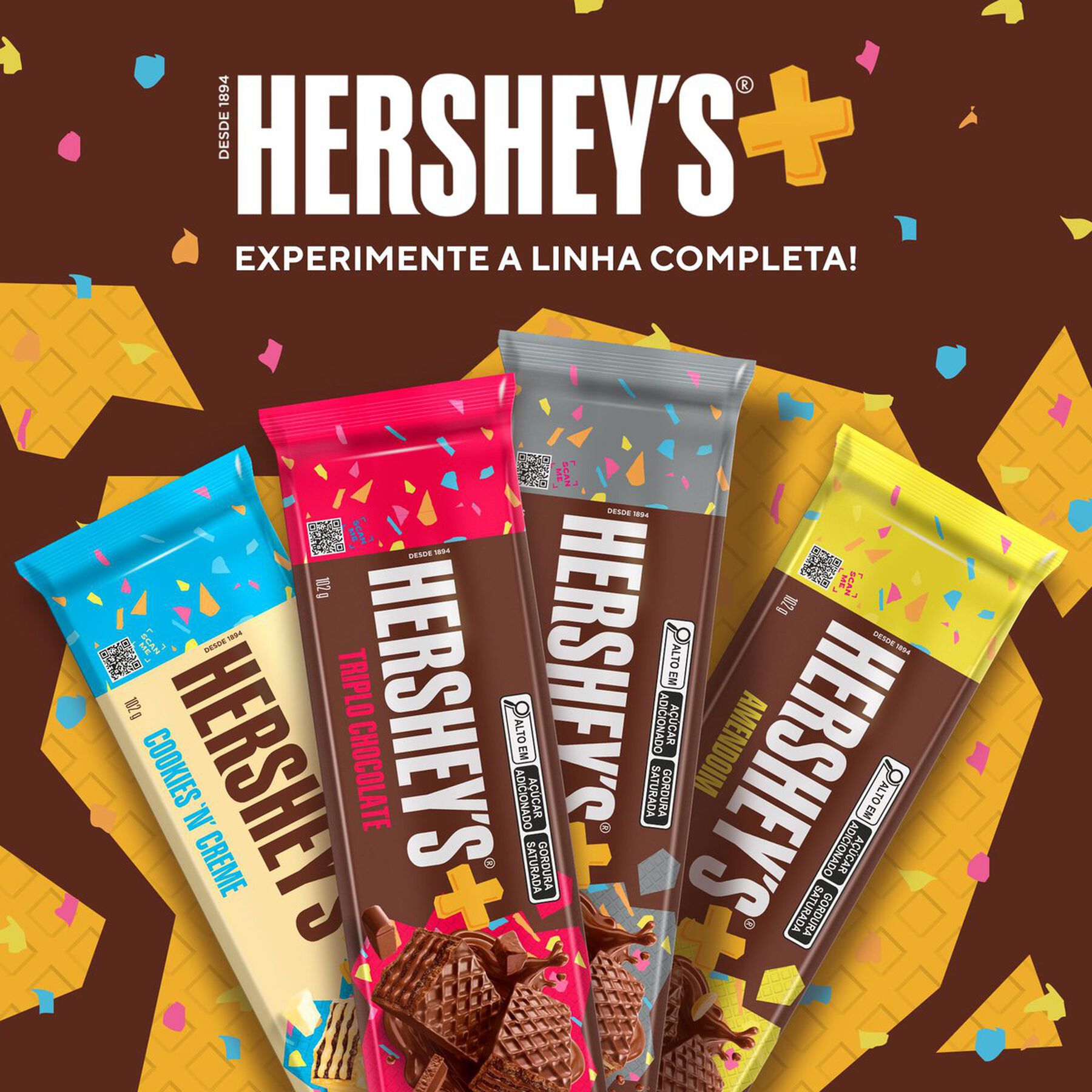 Wafer Cookies 'N' Creme Hershey's Mais 102g