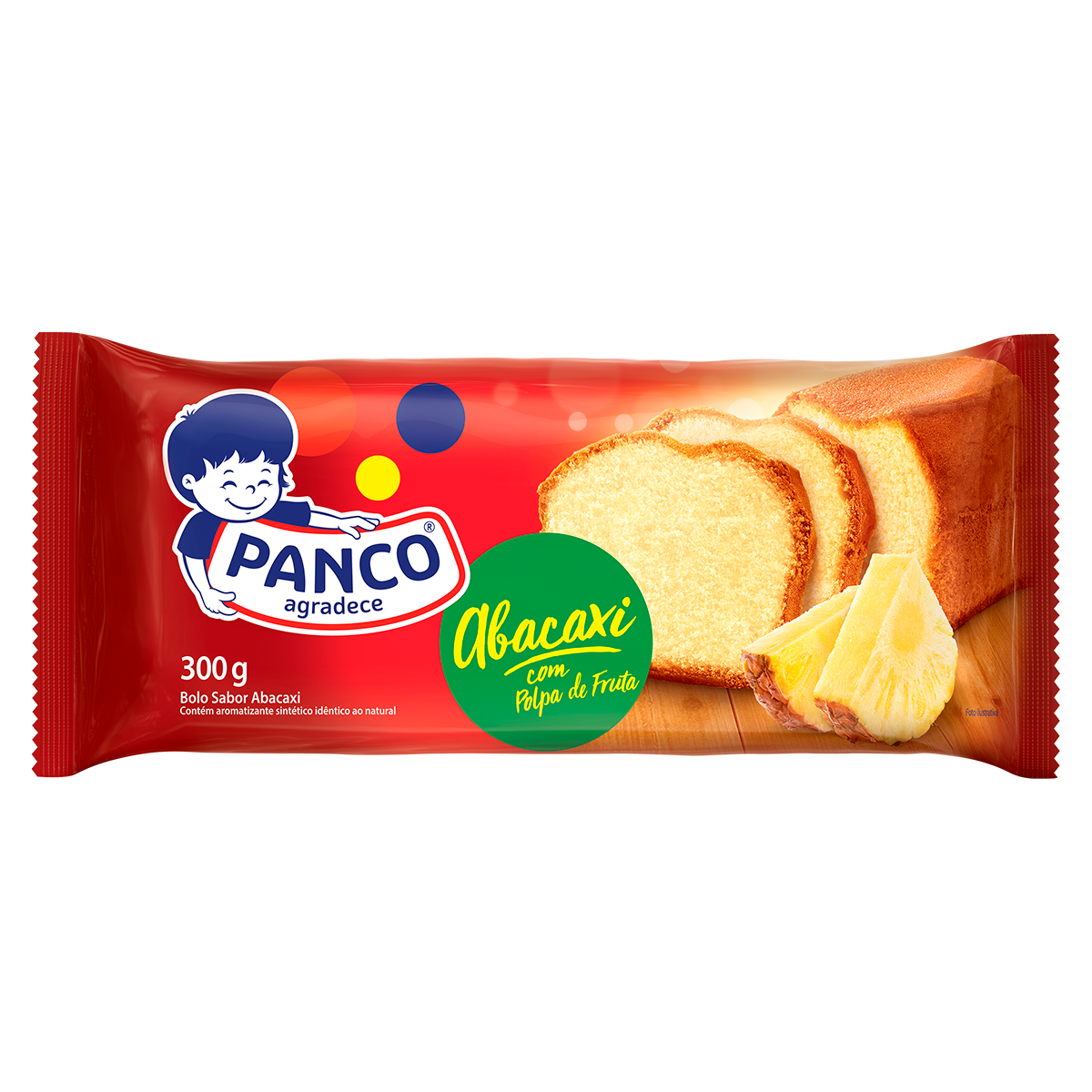 Bolo Abacaxi Panco Pacote 300g