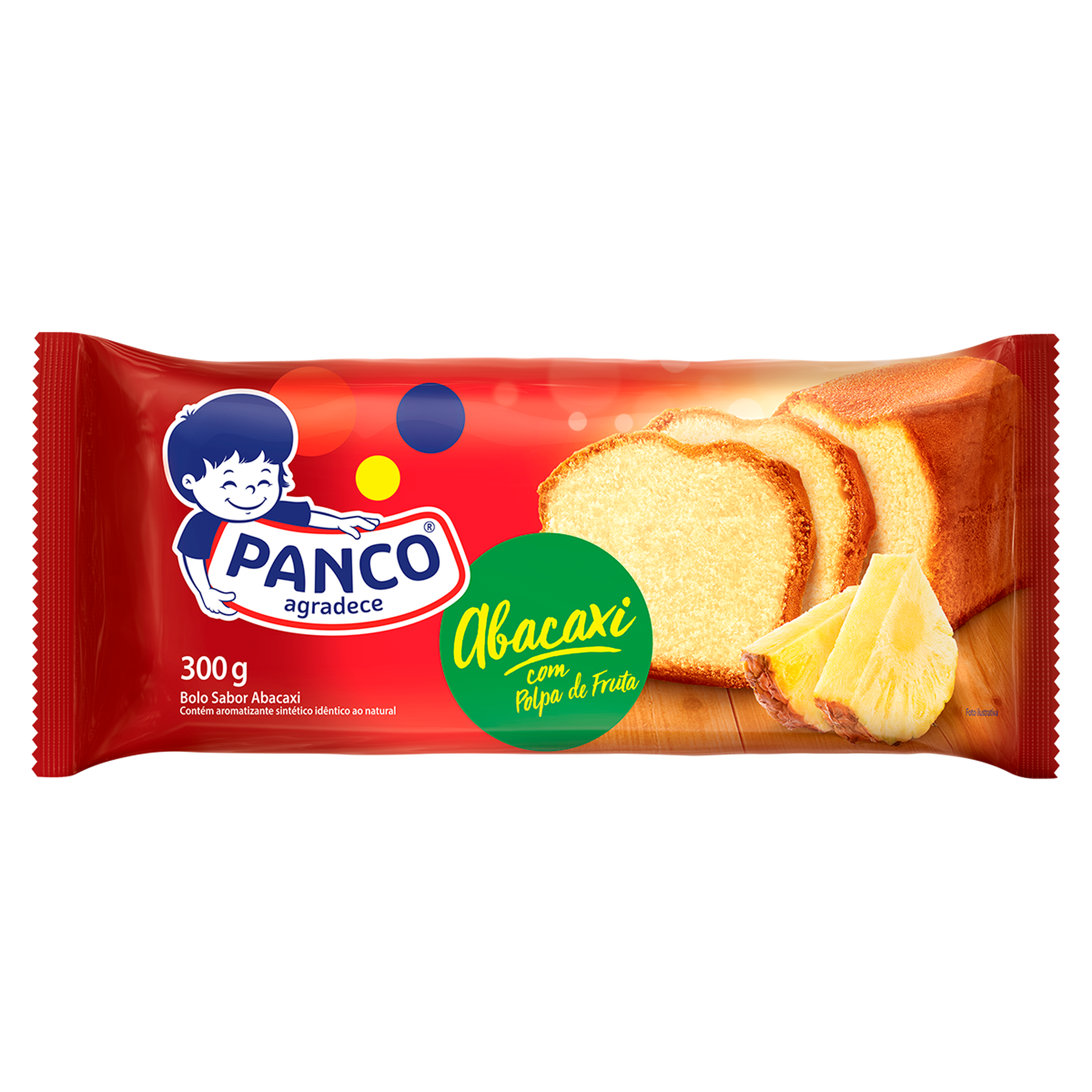 Bolo Abacaxi Panco Pacote 300g