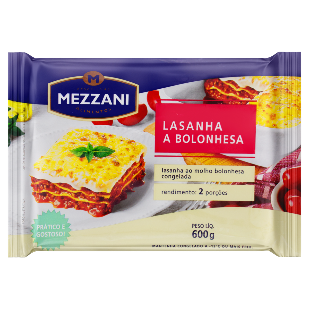 Lasanha a Bolonhesa Mezzani 600g