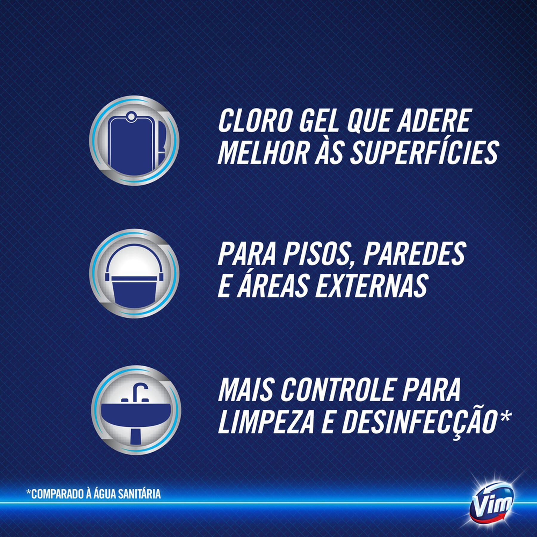 Desinfetante Multiuso Cloro Gel Lavanda Vim Frasco 700ml