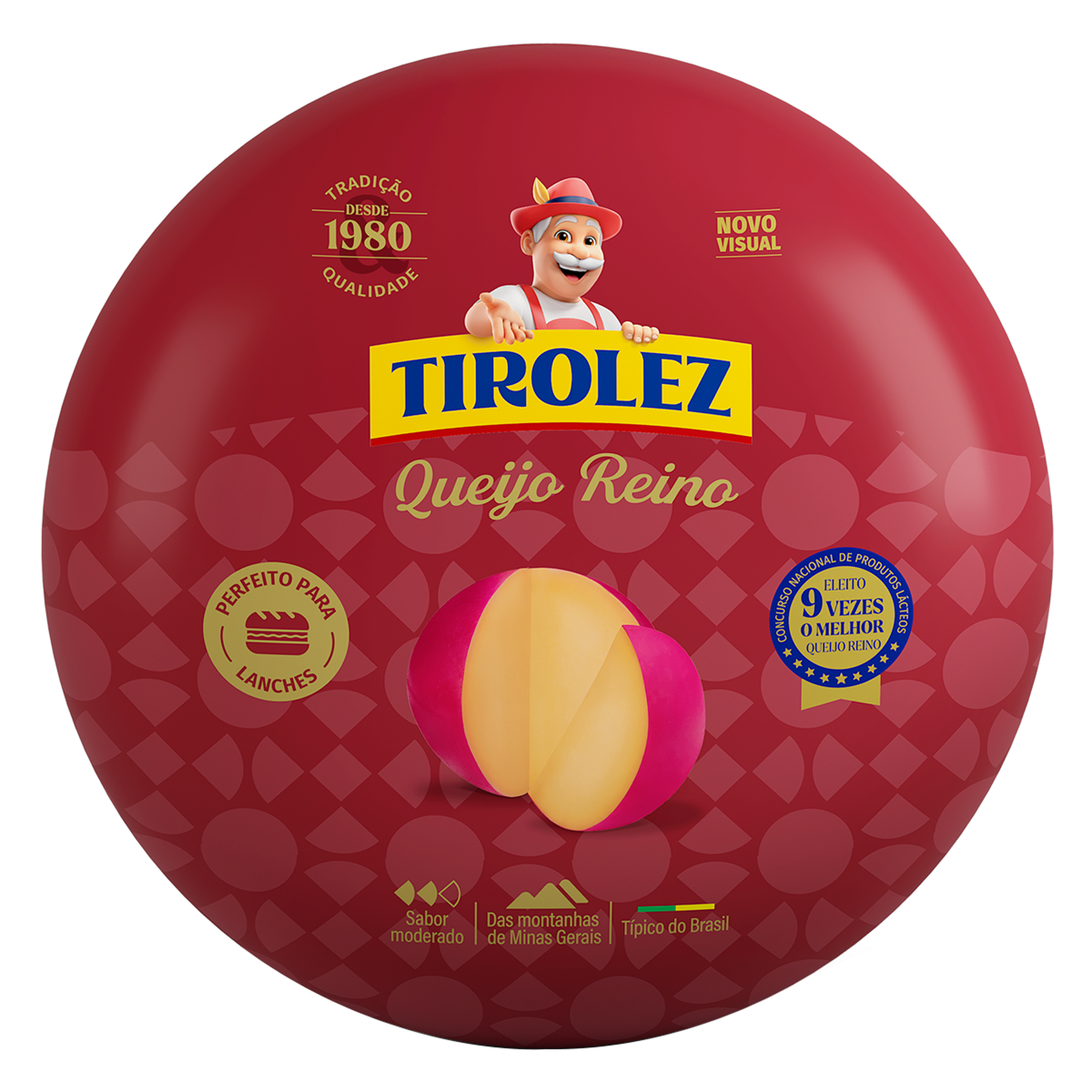 Queijo Reino Tirolez Peda&ccedil;o aprox. 200g