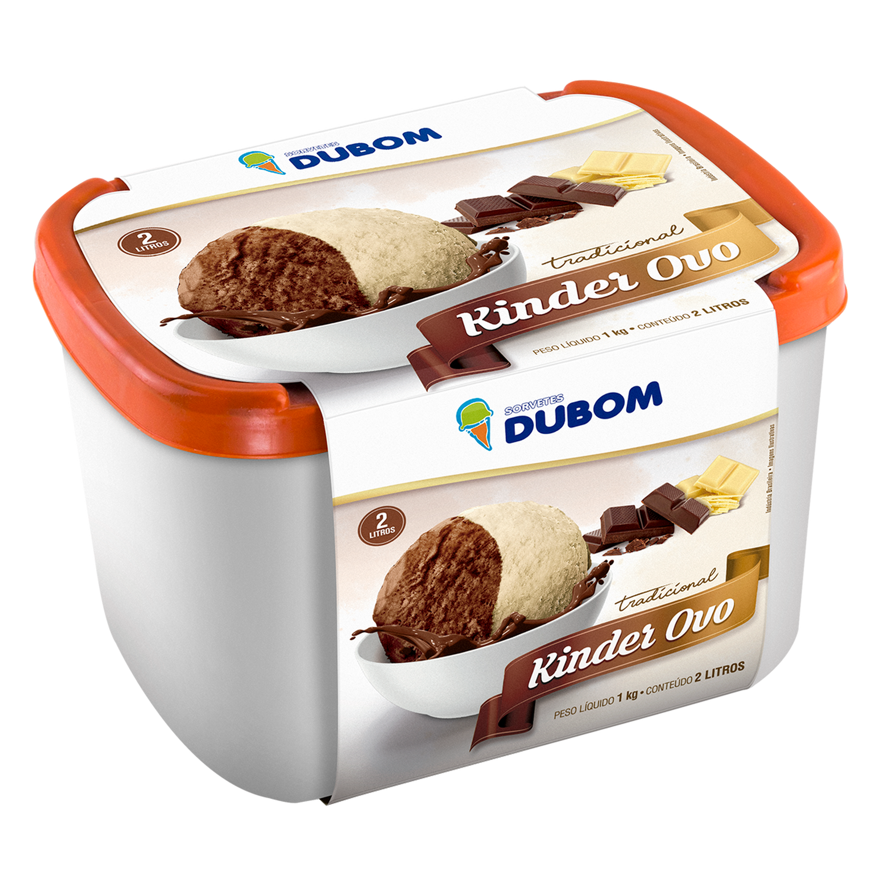 Sorvete Kinder Ovo Dubom Pote 2l