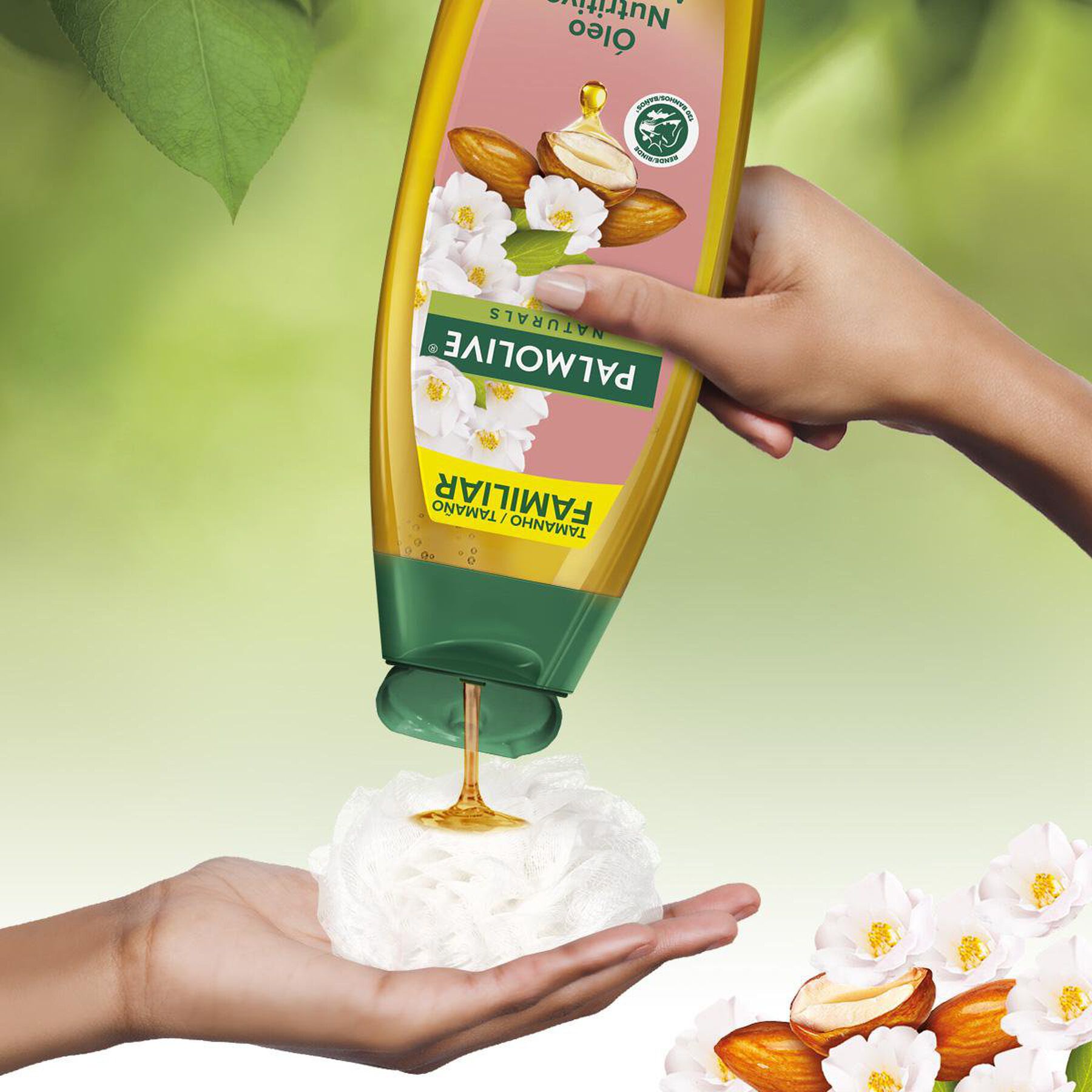 Sabonete Líquido Óleo Nutritivo Palmolive Naturals Frasco 650ml - Embalagem Tamanho Família