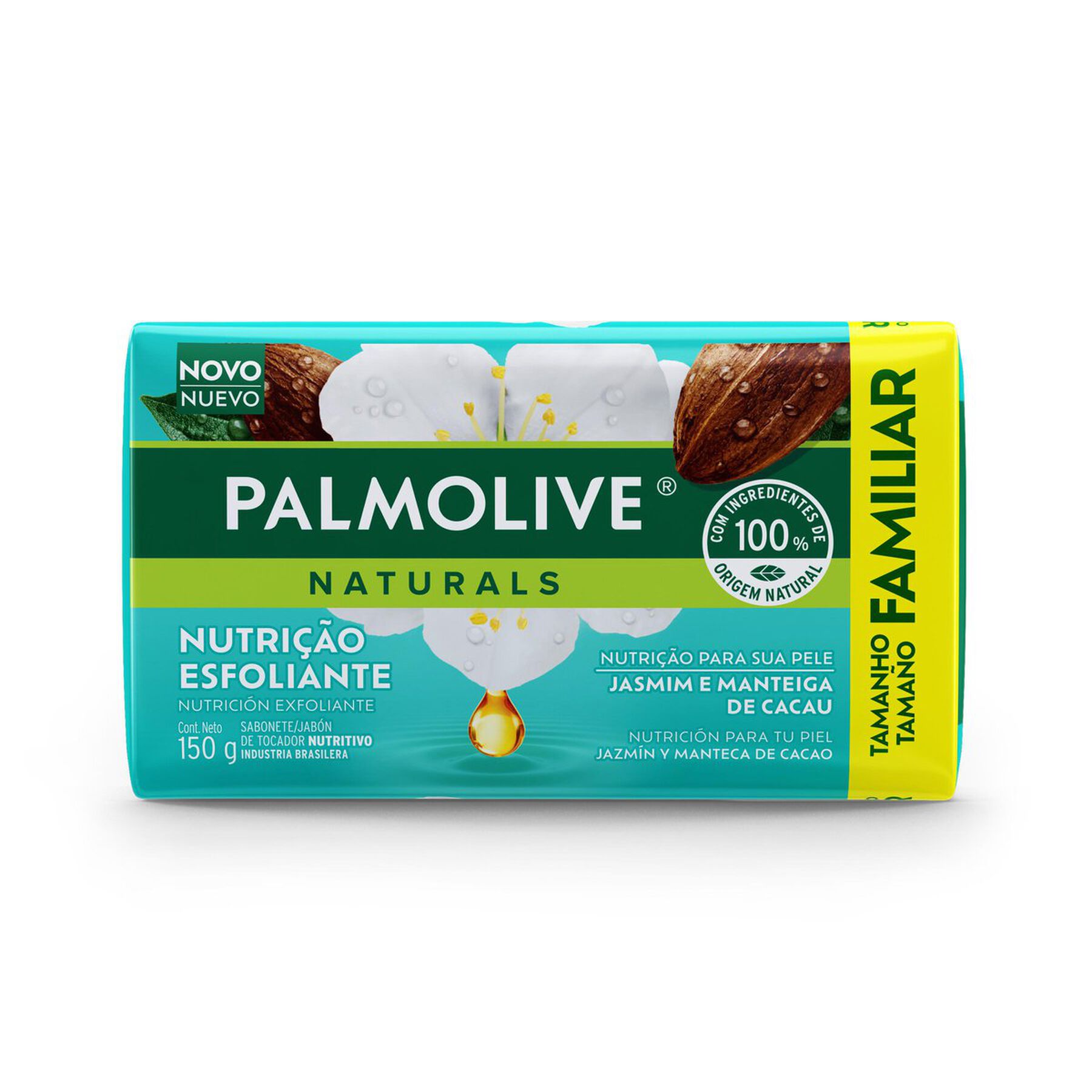Sabonete em Barra Esfoliação Delicada Palmolive Naturals Envoltório 150g