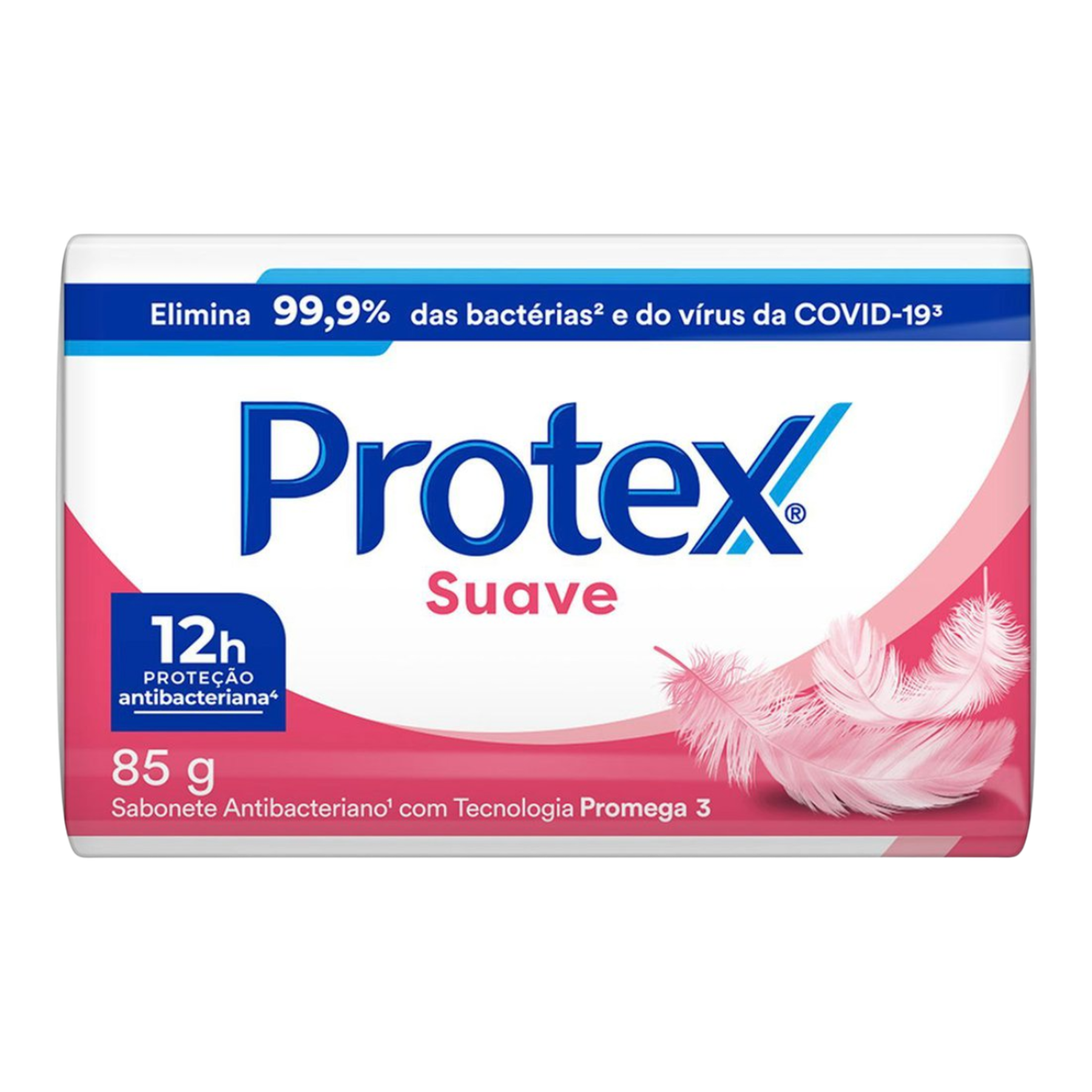 Sabonete Barra Antibacteriano Suave Protex Envolt&oacute;rio 85g