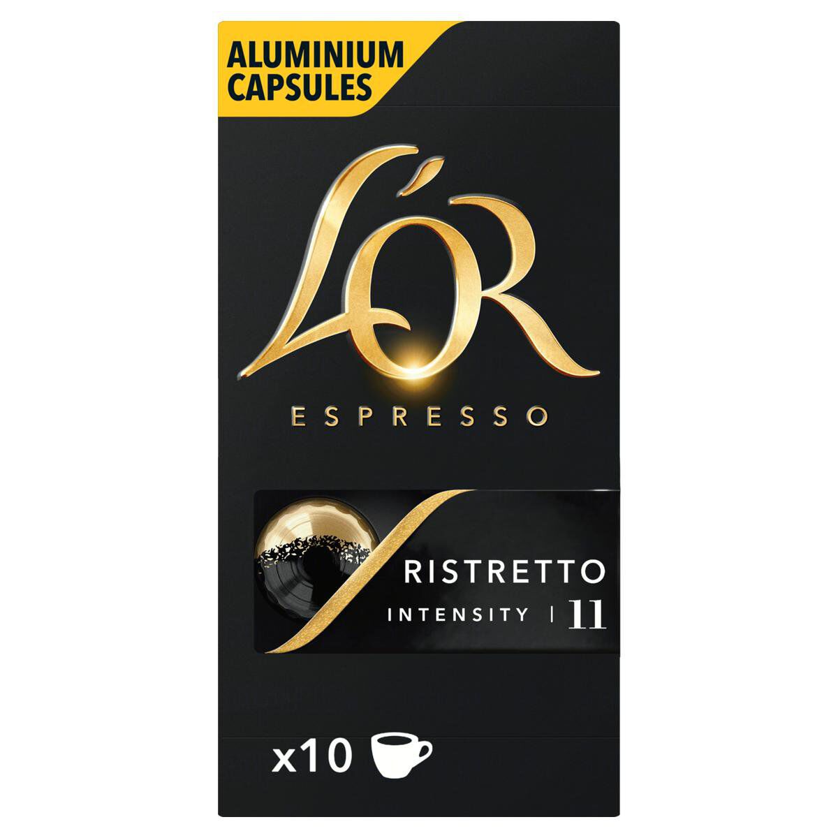 Caf&eacute; Espresso em C&aacute;psula Ristretto L'or Caixa 52g C/10 Unidades