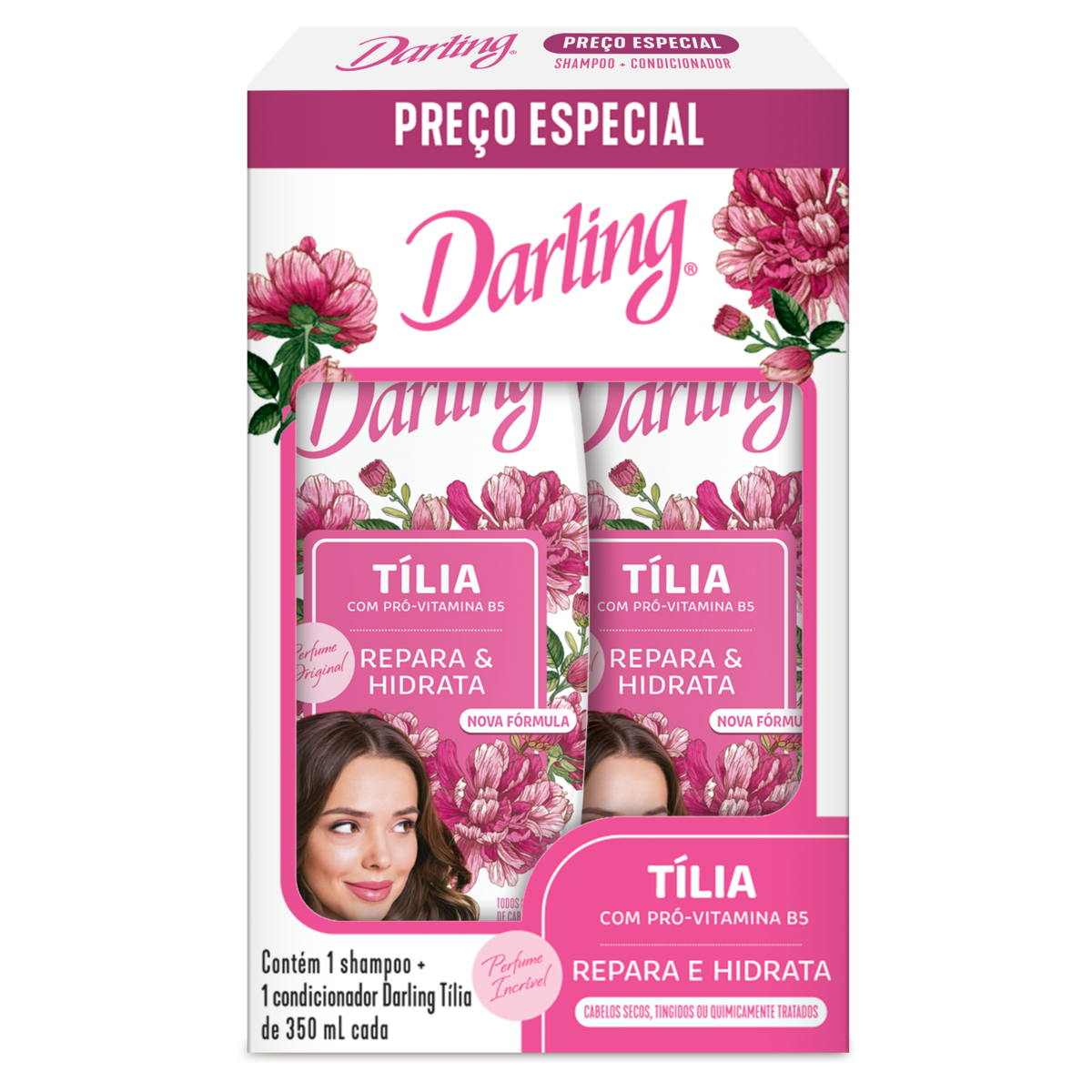 Shampoo 350ml + Condicionador 350ml T&iacute;lia Darling