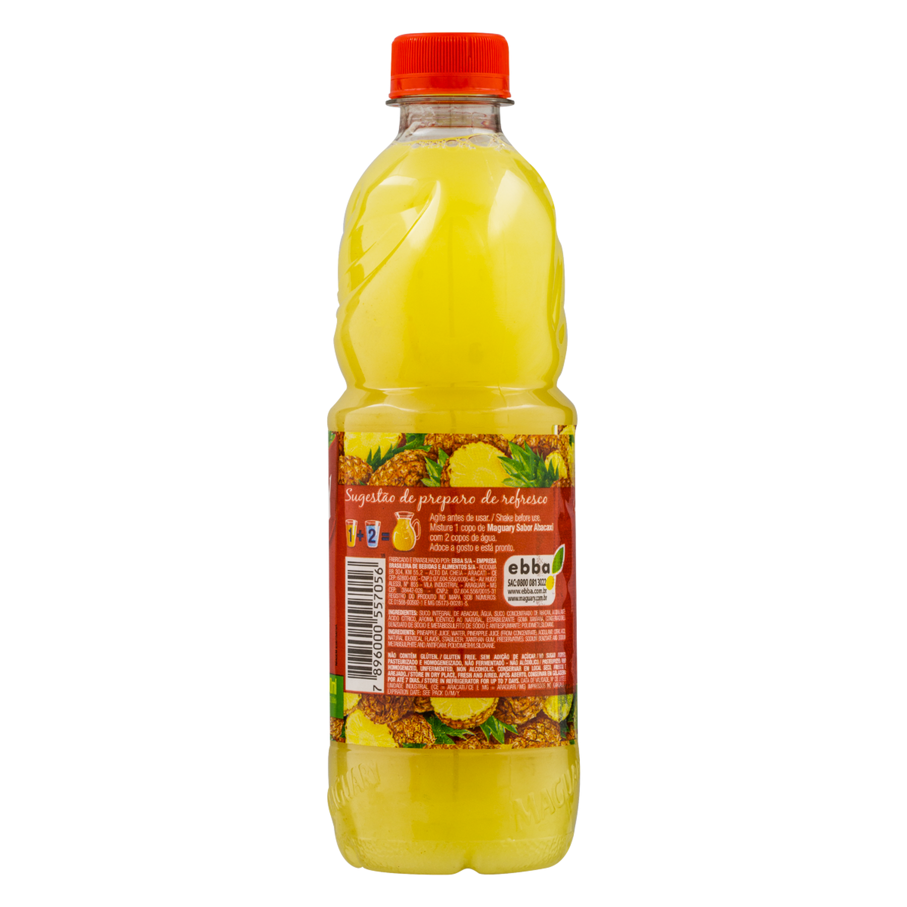 Suco Concentrado Abacaxi Maguary Garrafa 500ml