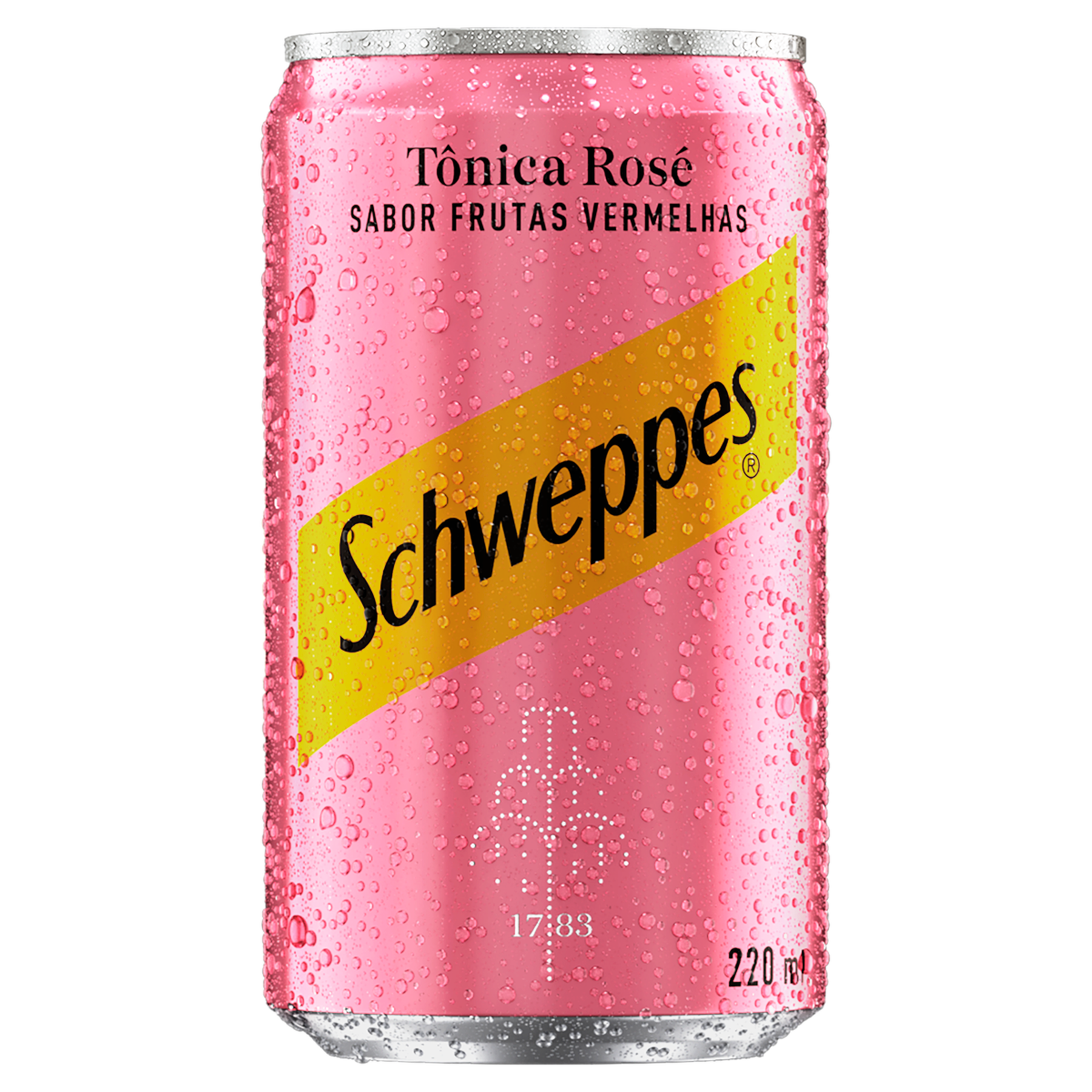 Água Tônica Rosé Frutas Vermelhas Schweppes Lata 220ml